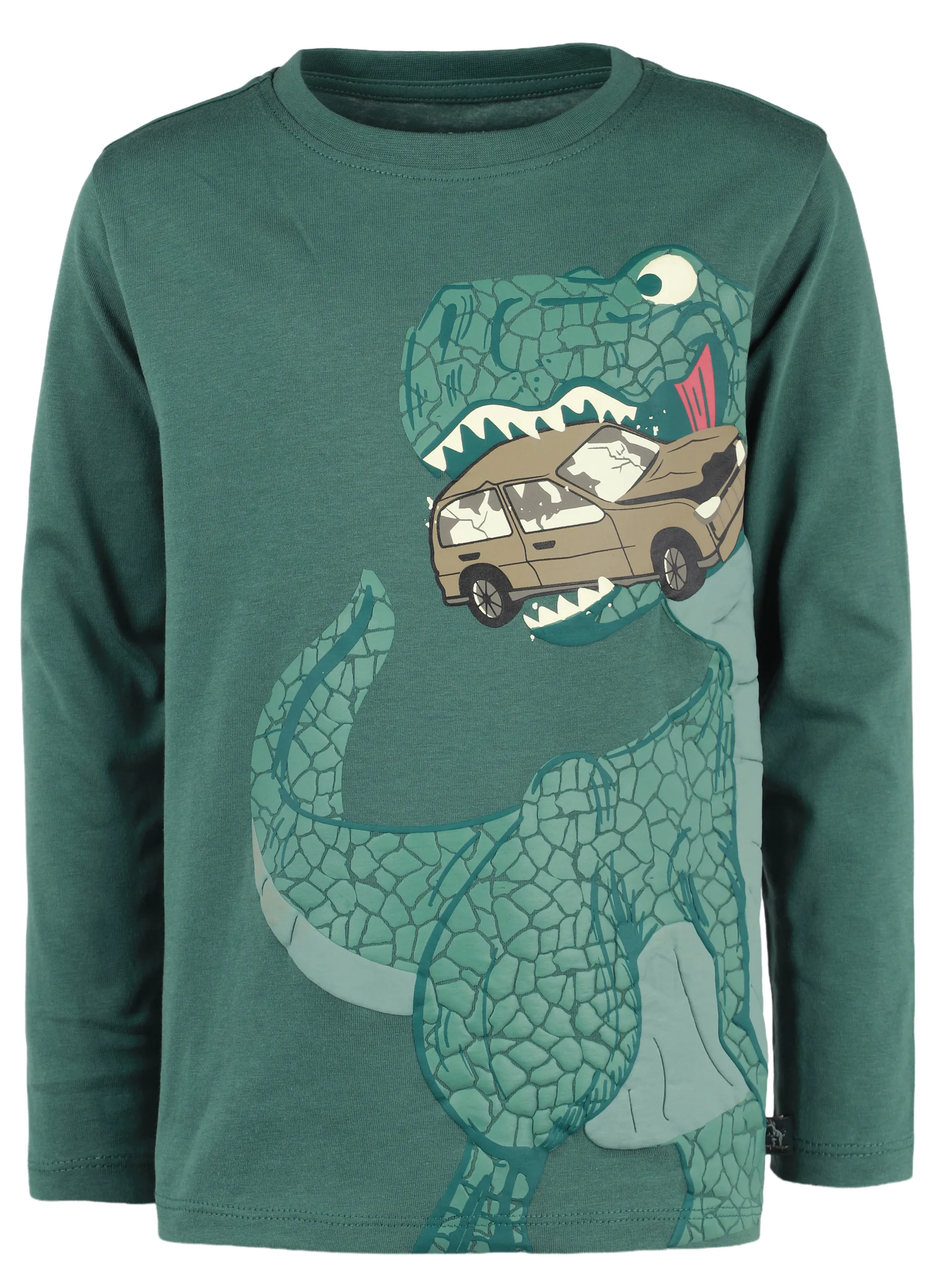 One Way KJ Longsleeve mit Dino FP in grün Grün 929738 GREEN 1