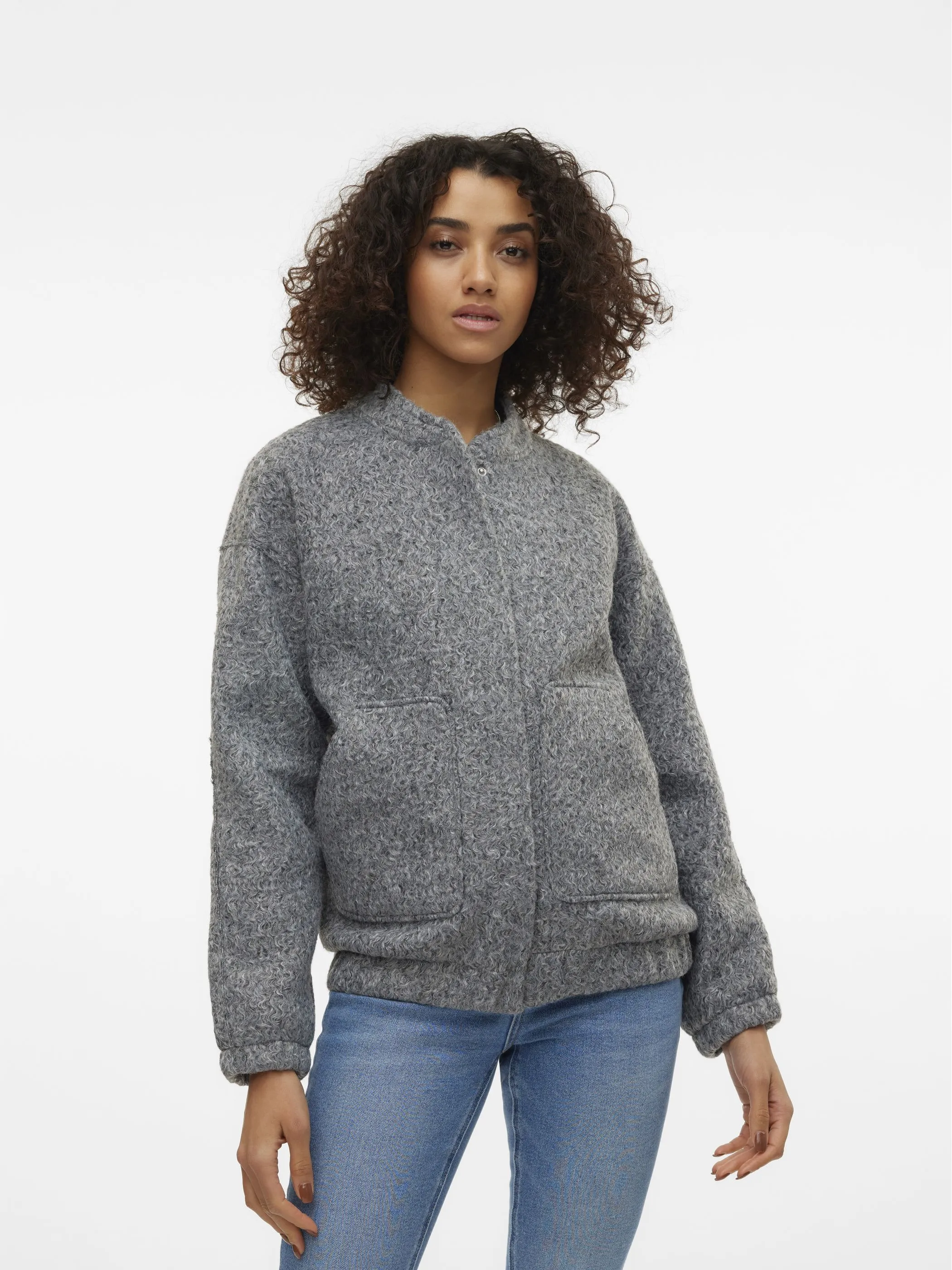 Vero Moda 10304921 VMAMBER ELITE BOMBER Grau 897705 178995 5