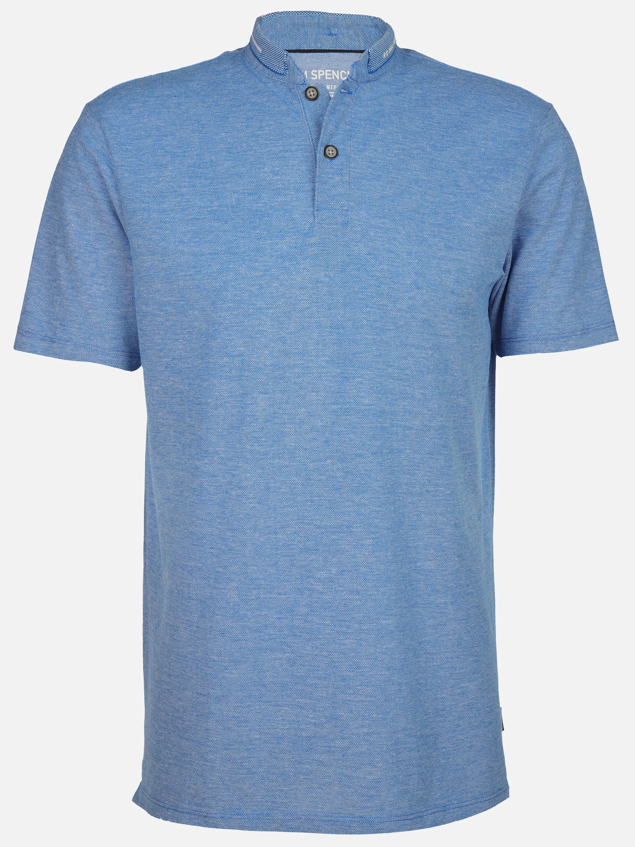 Jim Spencer He. Polohirt 1/2 Arm Steh Kragen Blau 906258 BLUE 1 Jim Spencer He. Polohirt 1/2 Arm Steh Kragen Blau 906258 BLUE 1