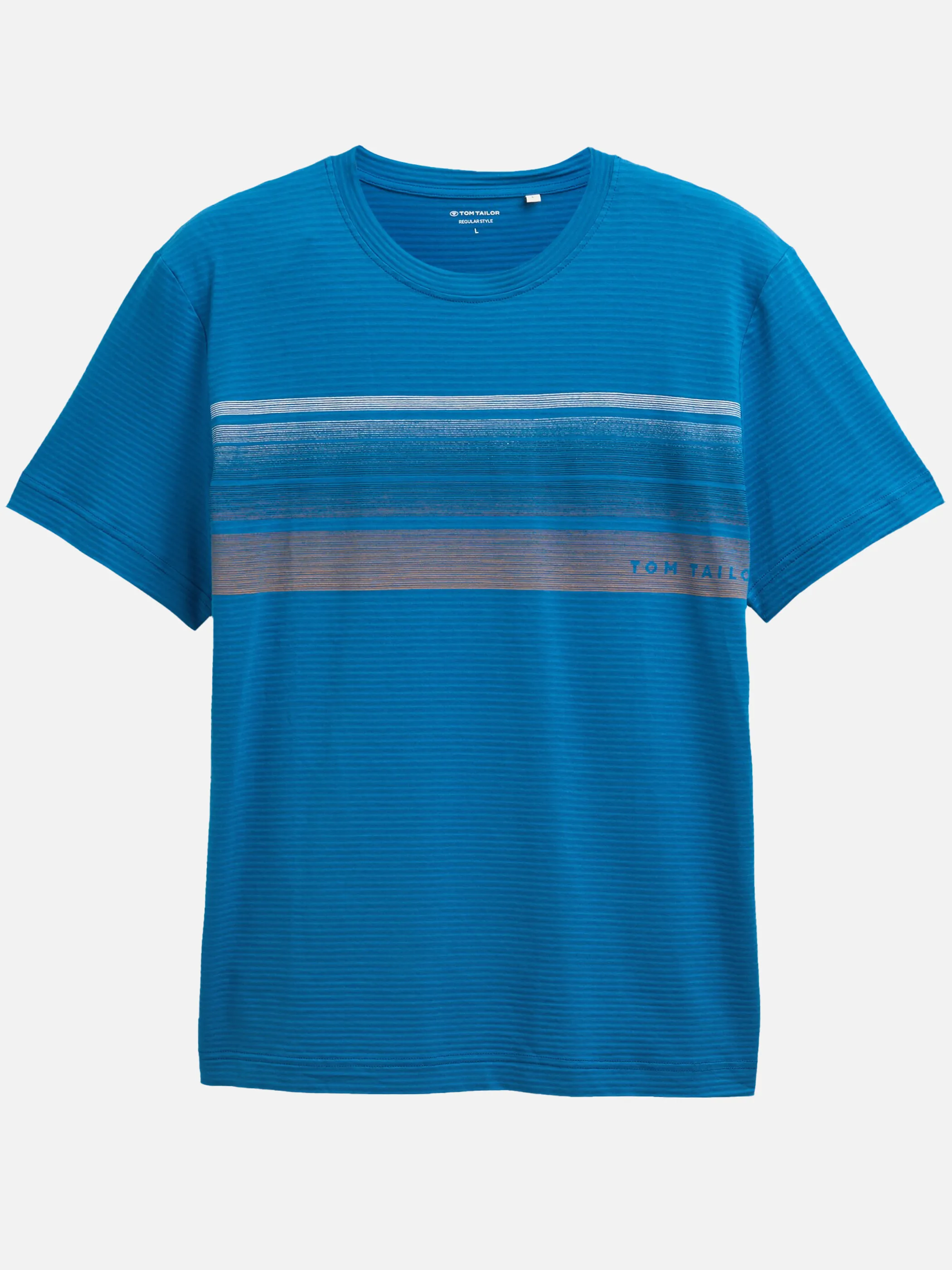 Tom Tailor 1046798 t-shirt with print Türkis 910582 28857 1