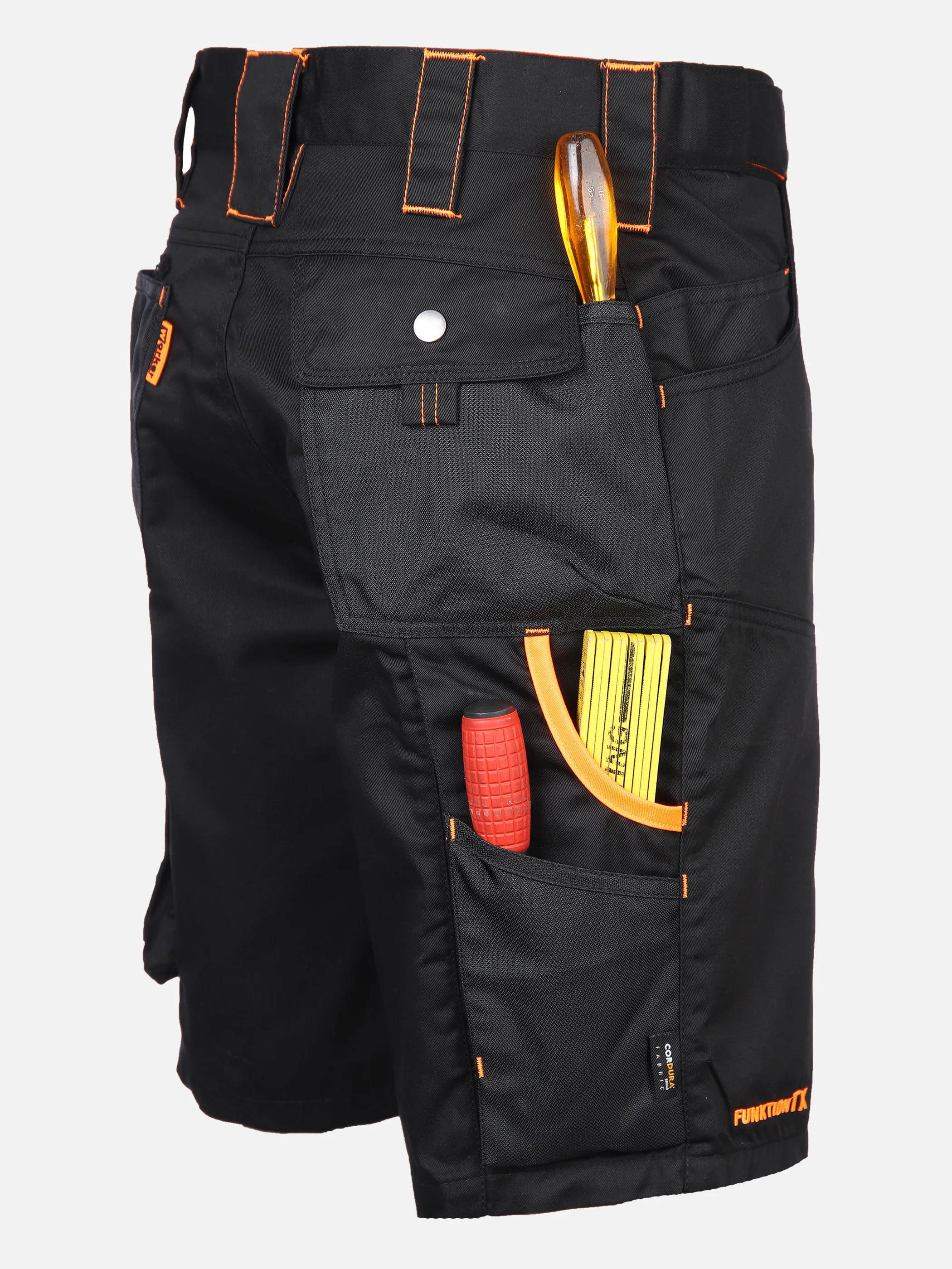 Worker He. Workershort Neon Schwarz 830617 BLACK/ORAN 3 Worker He. Workershort Neon Schwarz 830617 BLACK/ORAN 3
