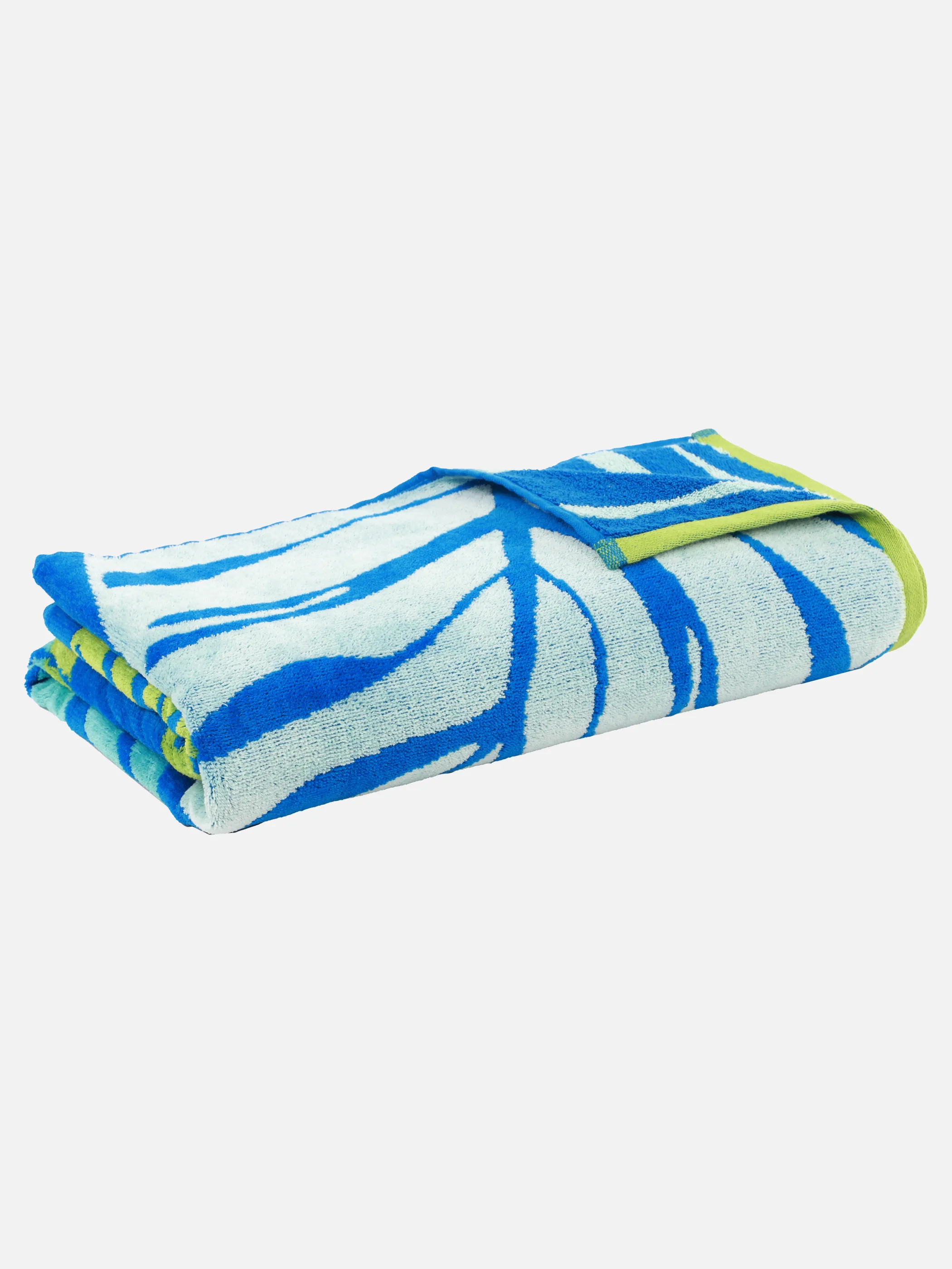 Dream House Strandtuch Blätter 86x160 Blau 906729 BLAU 2