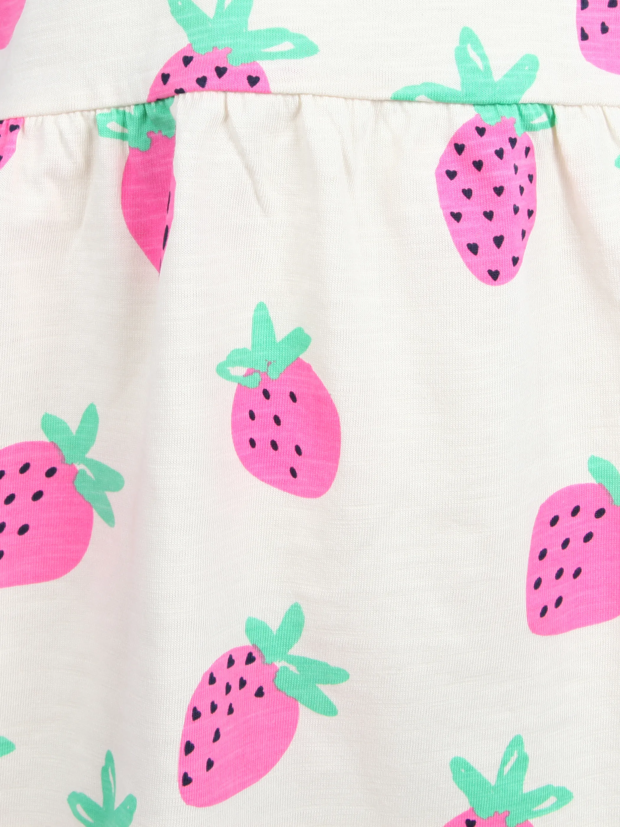 One Way MG Kleid mit Erdbeer AOP in beige Beige 923280 BEIGE 3