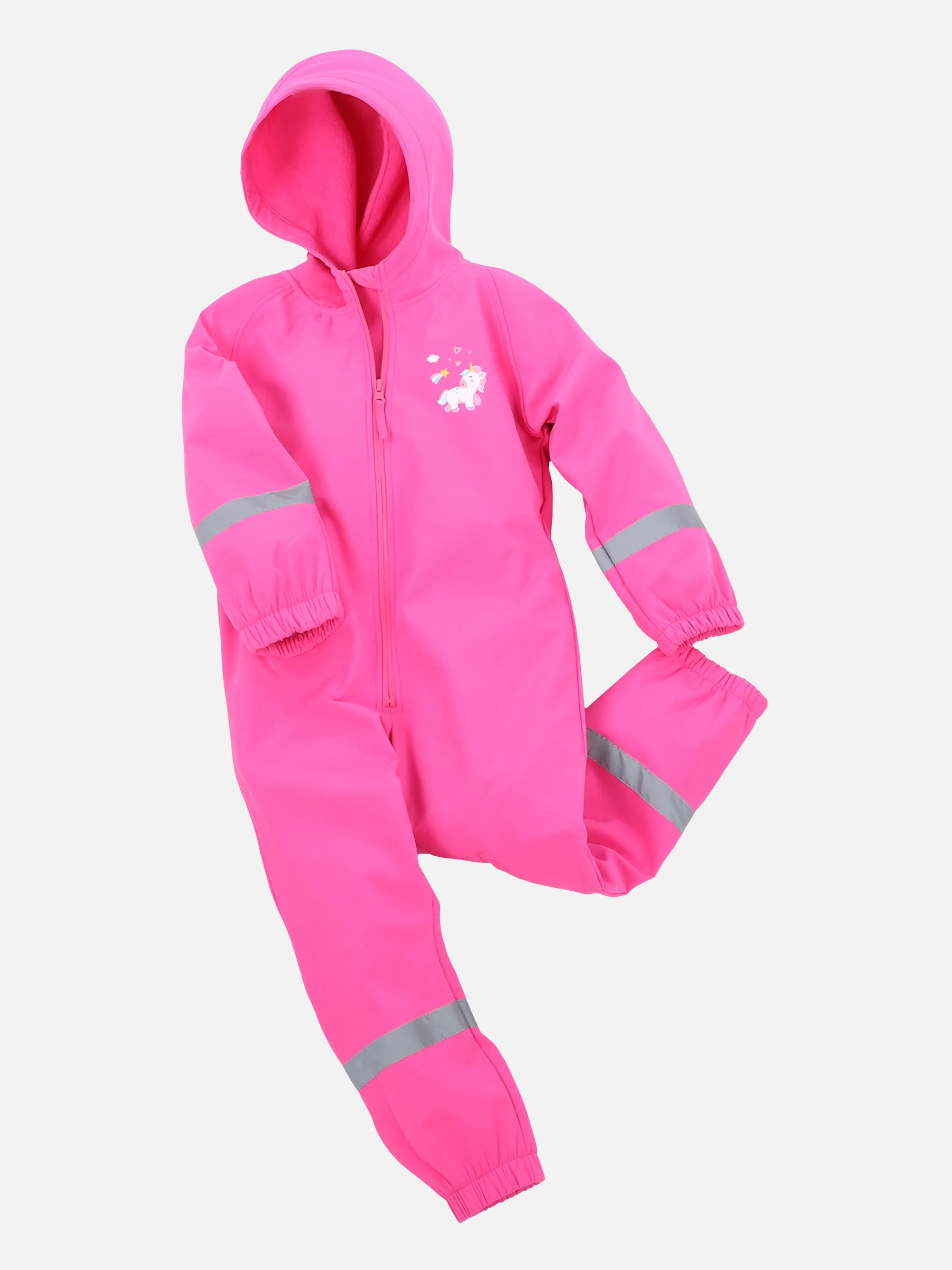 Stop + Go Ki-Regenanzug mit Kapuze Pink 862272 PINK 1 Stop + Go Ki-Regenanzug mit Kapuze Pink 862272 PINK 1