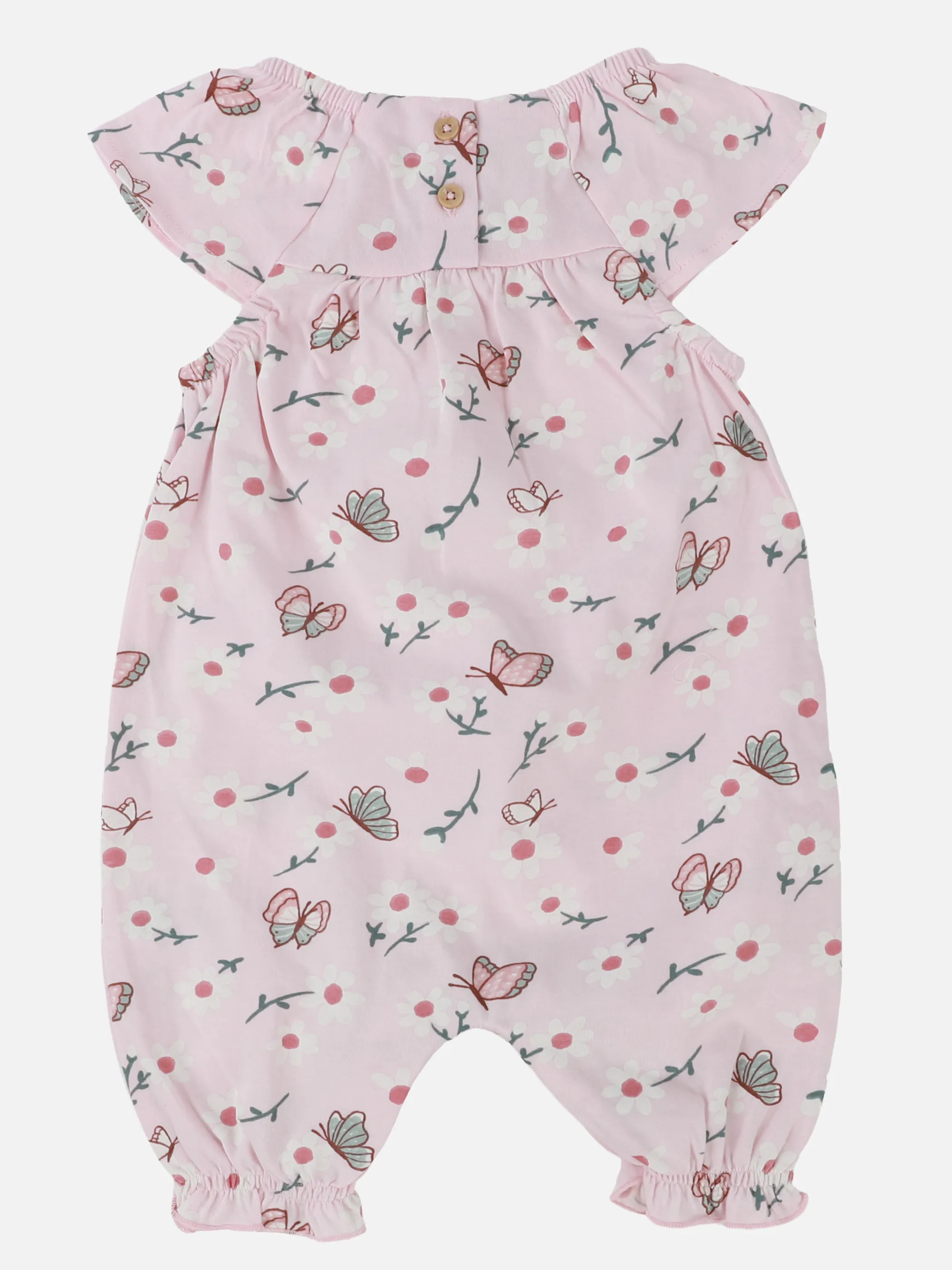 Bubble Gum BM Strampler rosa mit blumen AOP Rosa 930341 ROSA 2