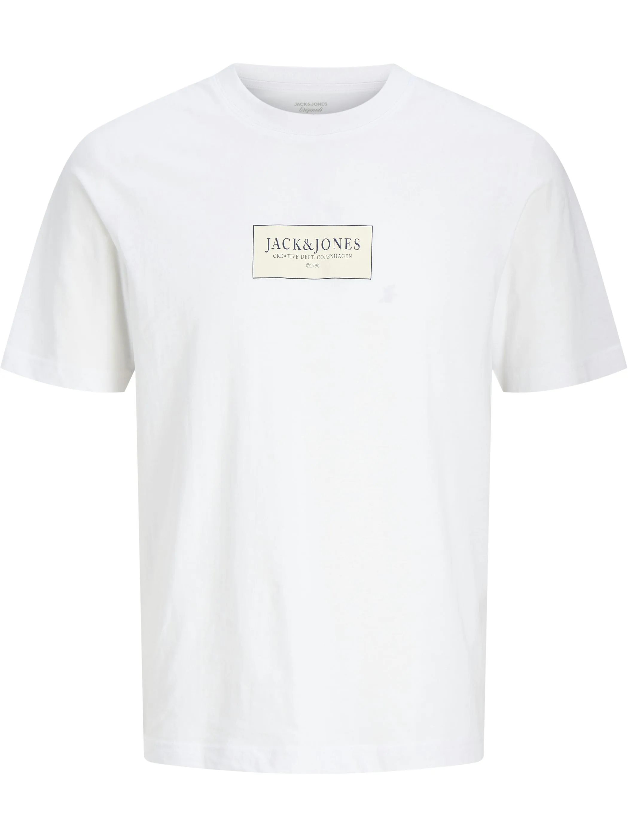 Jack Jones 12294621 JORGREENE TEE SS CREW Weiß 918389 177627 1