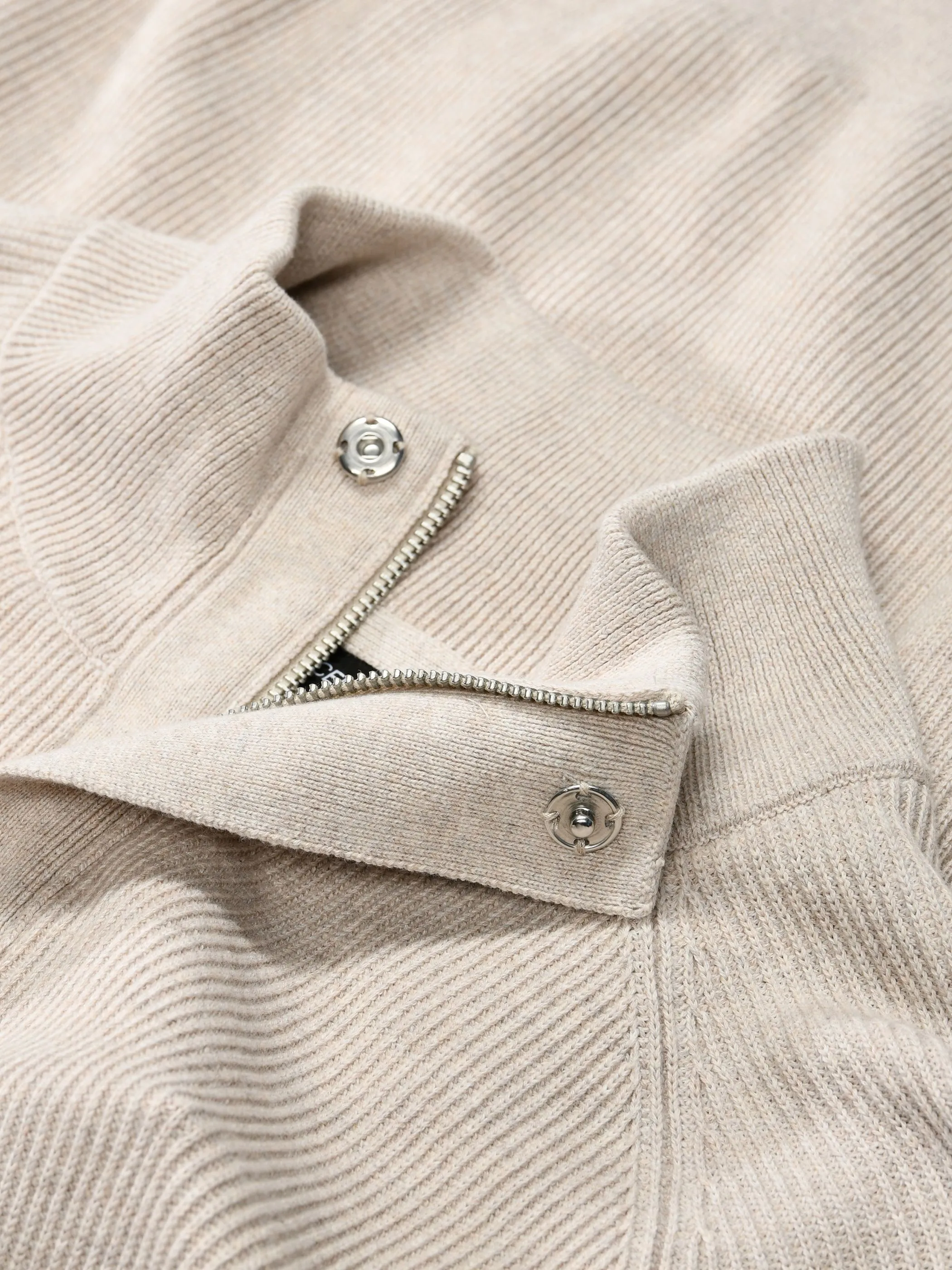 Jim Spencer 219018993 Zip Troyer Pullover Beige 933603 249 3