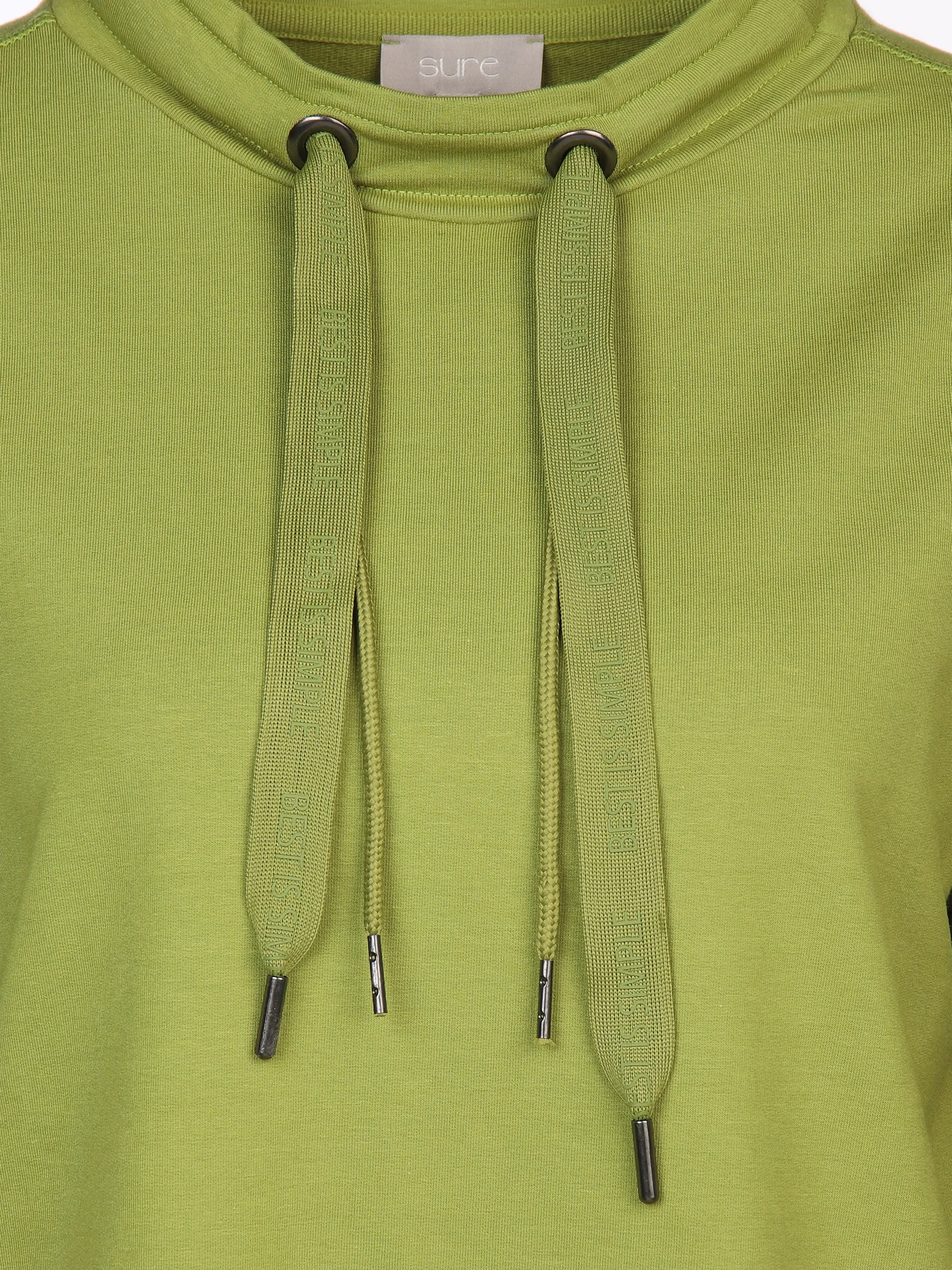 Sure Da-Sweatshirt m. Bändchen Grün 897615 PISTAZIE 3 Sure Da-Sweatshirt m. Bändchen Grün 897615 PISTAZIE 3