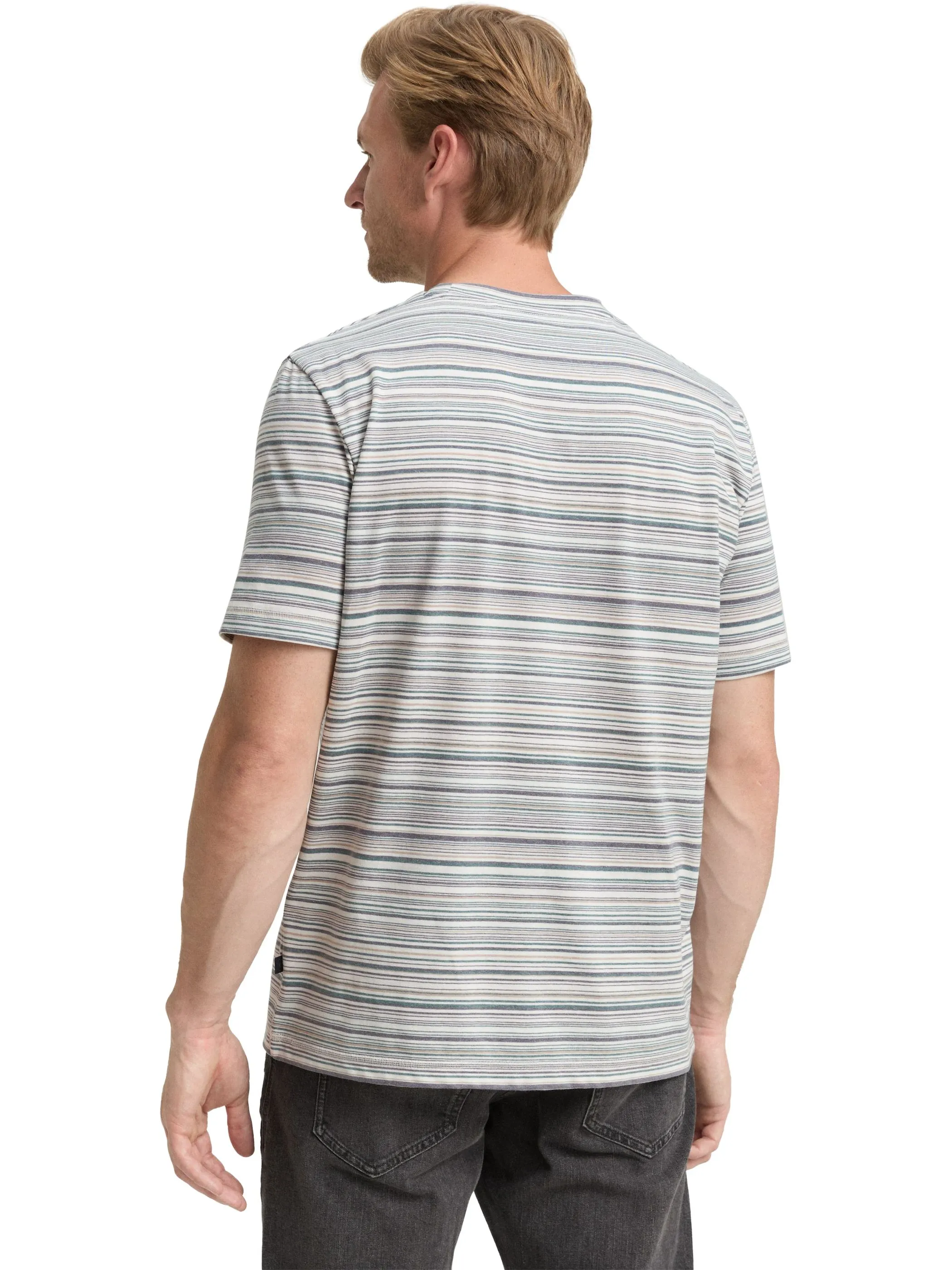 Tom Tailor 1047796 striped t-shirt Weiß 914870 38604 2