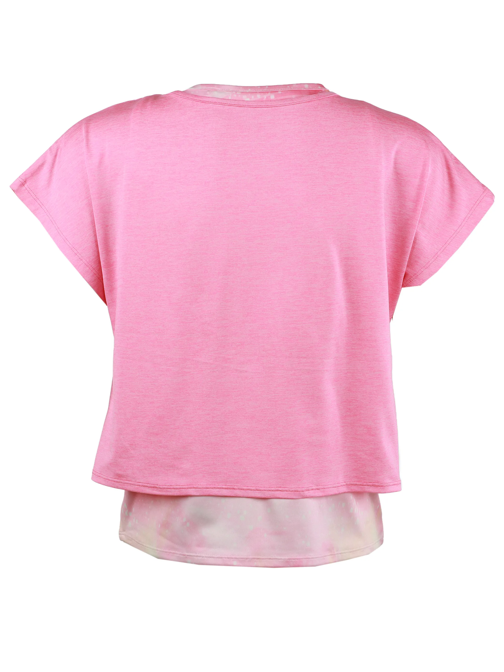 Grinario Sports TG-Sport T-Shirt, doppellagig Pink 921251 PINK 2