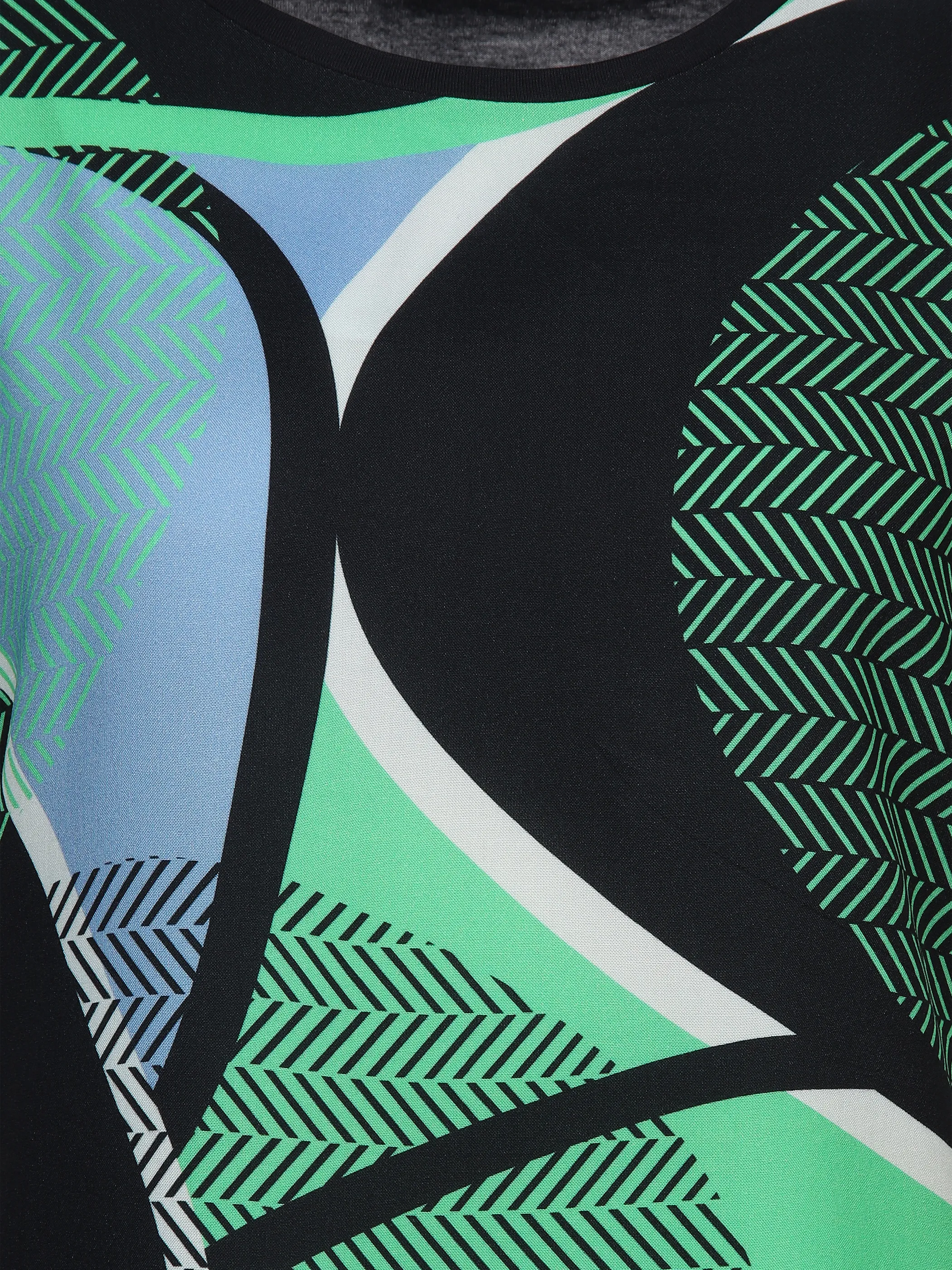 Sure Da-Materialmix-Shirt Grün 893421 MR/IGREEN 3