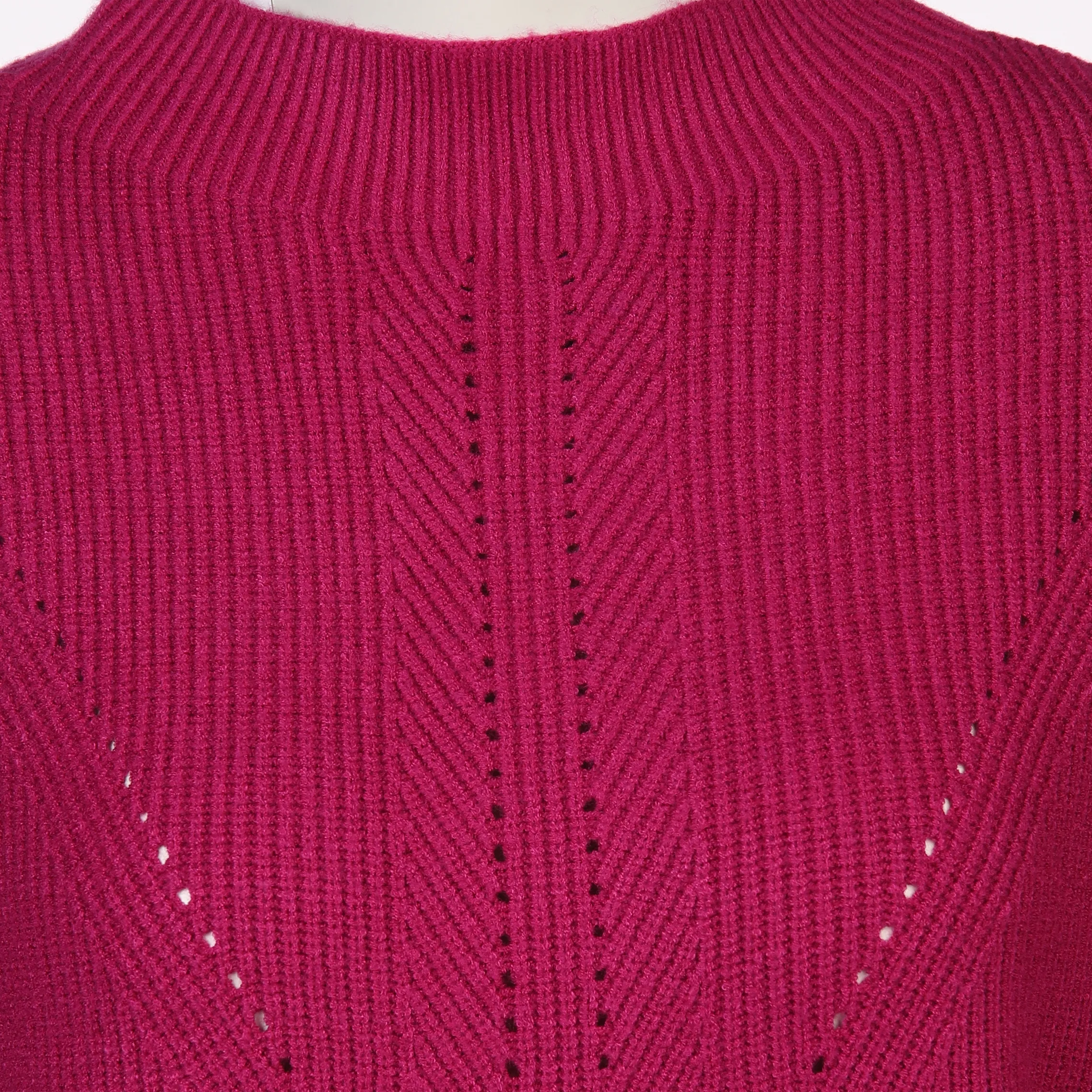 Street One A302380 LTD QR ribbed sweater w. point Pink 886419 15143 3 Street One A302380 LTD QR ribbed sweater w. point Pink 886419 15143 3