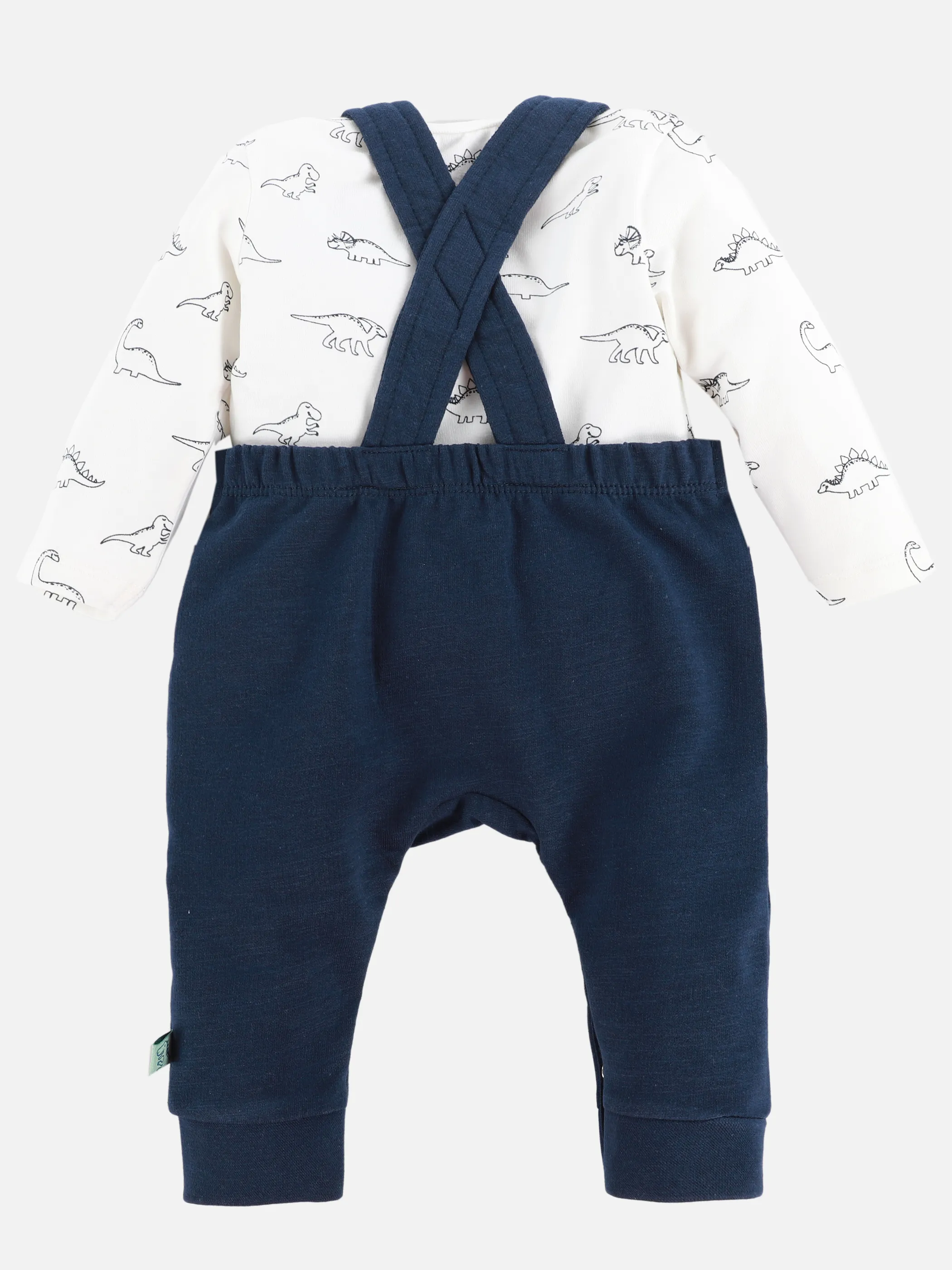 Bubble Gum BJ 2tlg. Set Body mit Dino AOP und Strampler Blau 907424 BLAU/GRAU 2