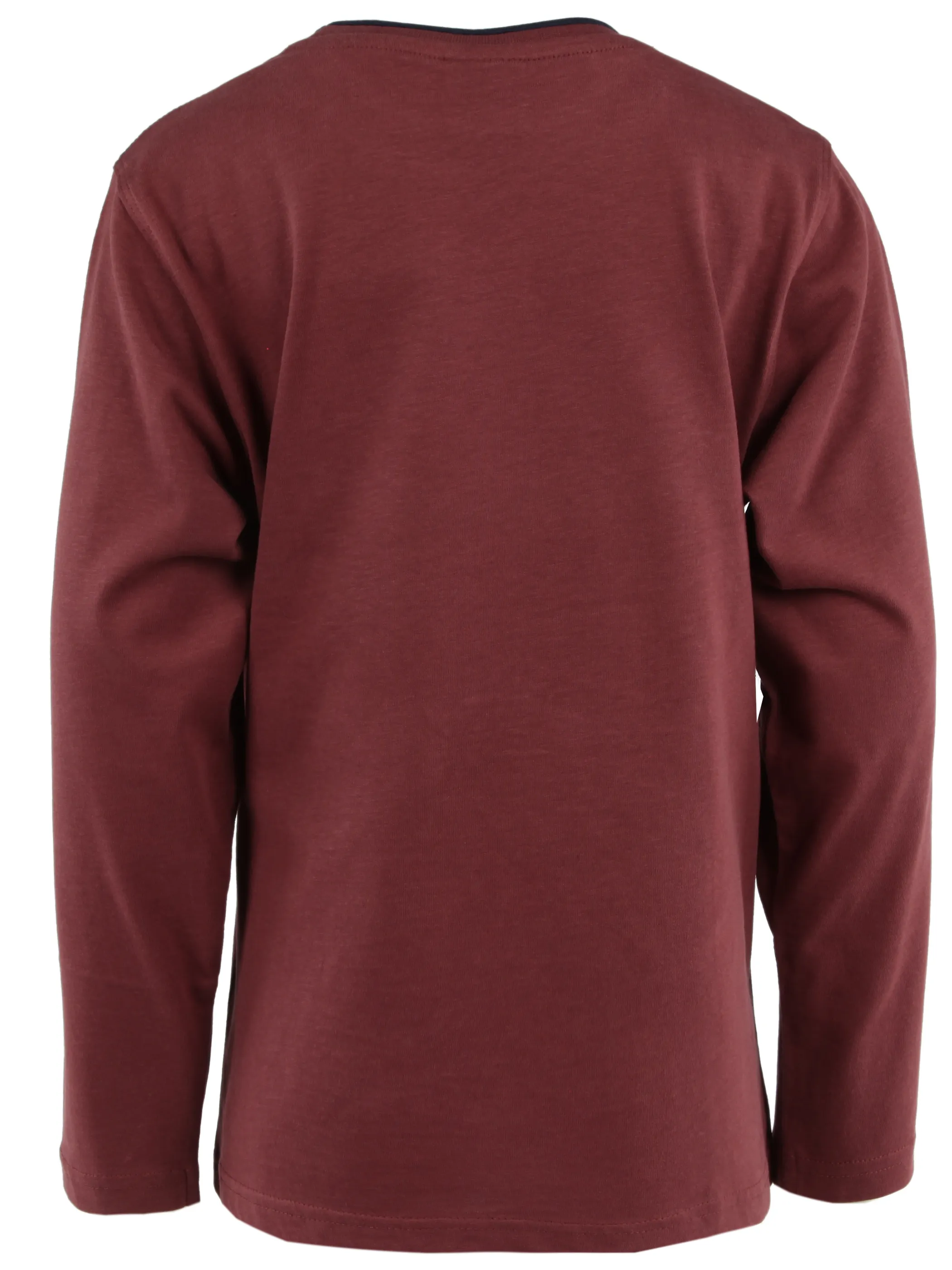 One Way KJ T-Shirt rot mit Bagger Front Print Rot 930027 DEEPCLARET 2