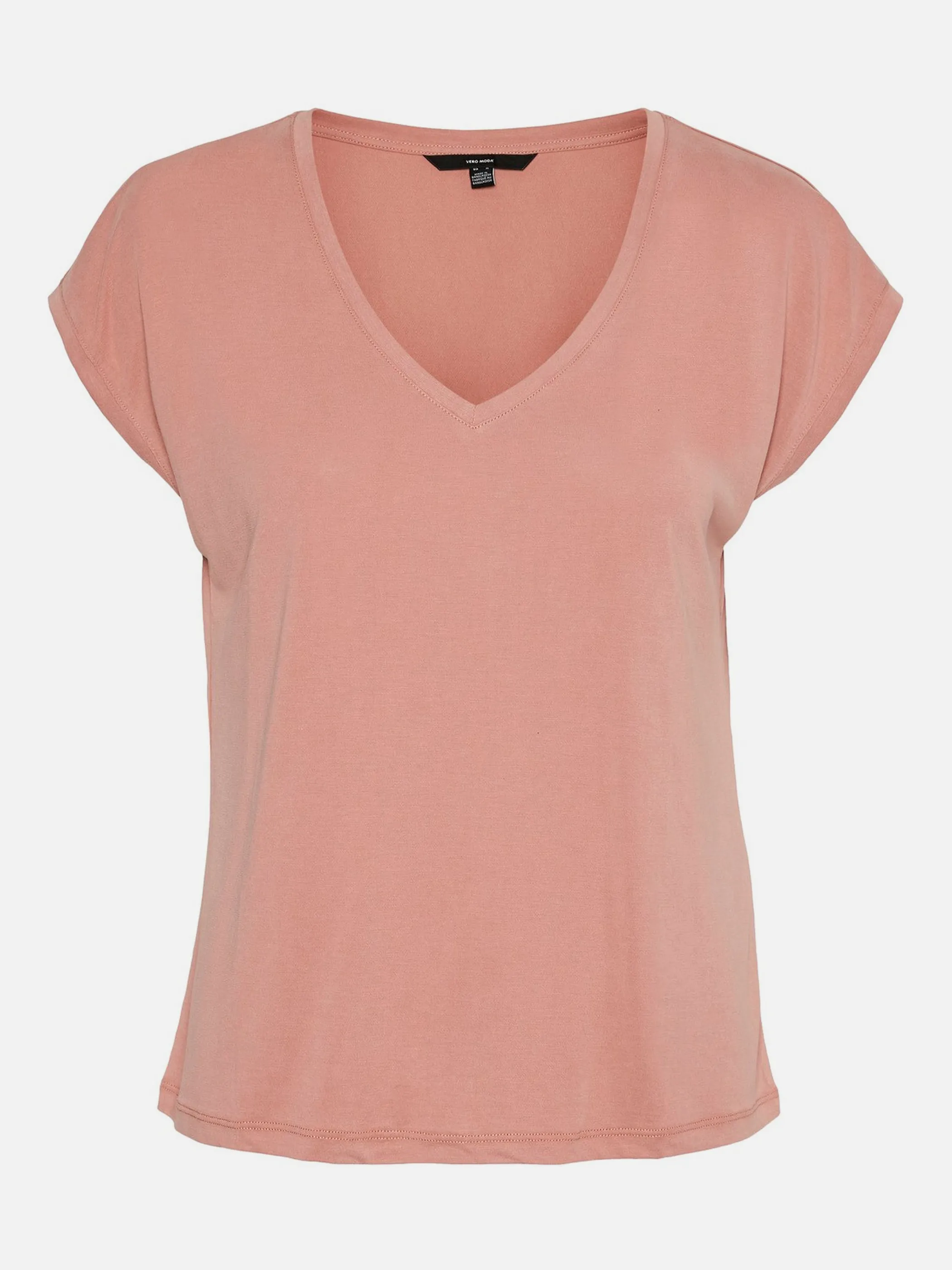 Vero Moda 10247666 VMFILLI SS V-NECK TEE Rosa 852231 217630 1 Vero Moda 10247666 VMFILLI SS V-NECK TEE Rosa 852231 217630 1