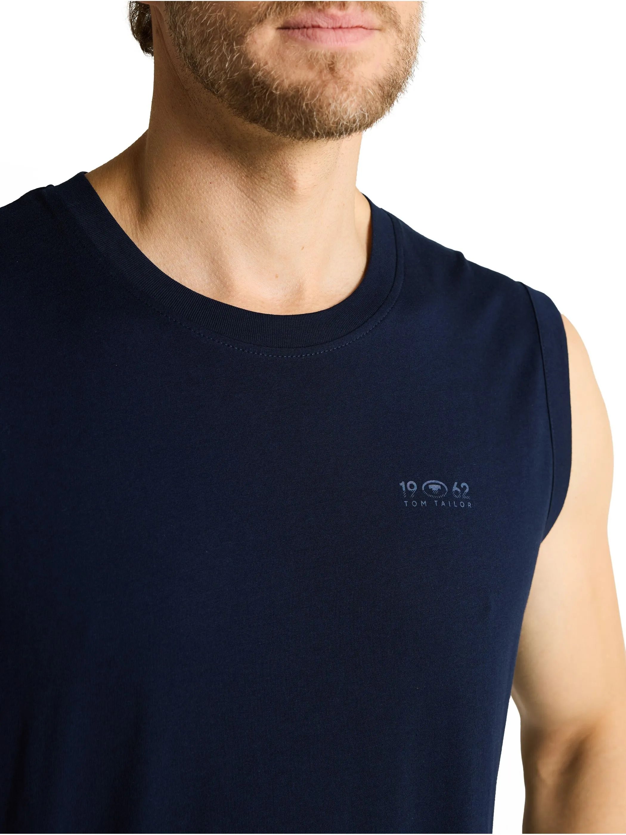 Tom Tailor 1050223 printed tanktop Blau 922119 10668 3