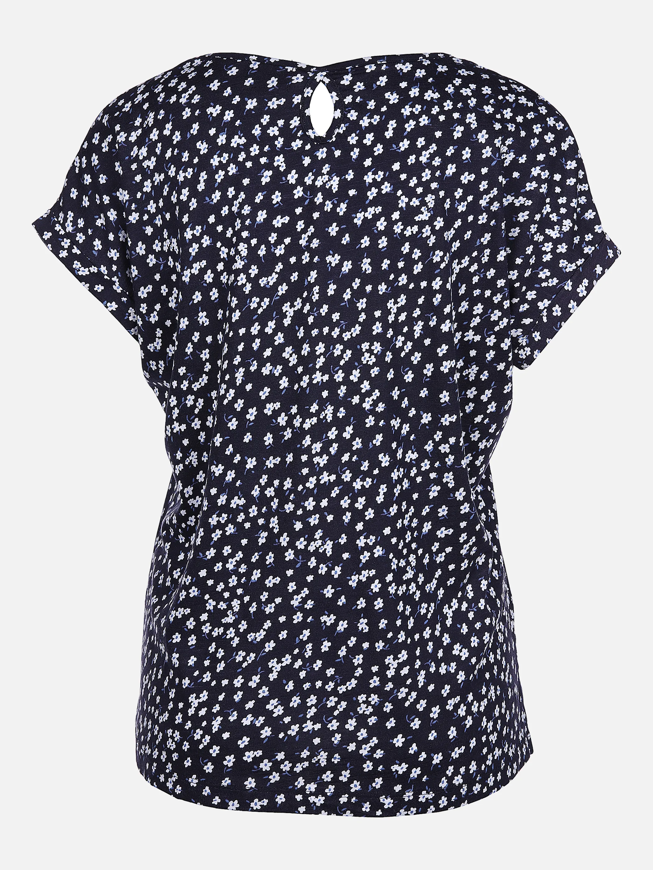 Sure Da-Shirt m. Alloverprint Blau 862275 NAVY 2 Sure Da-Shirt m. Alloverprint Blau 862275 NAVY 2