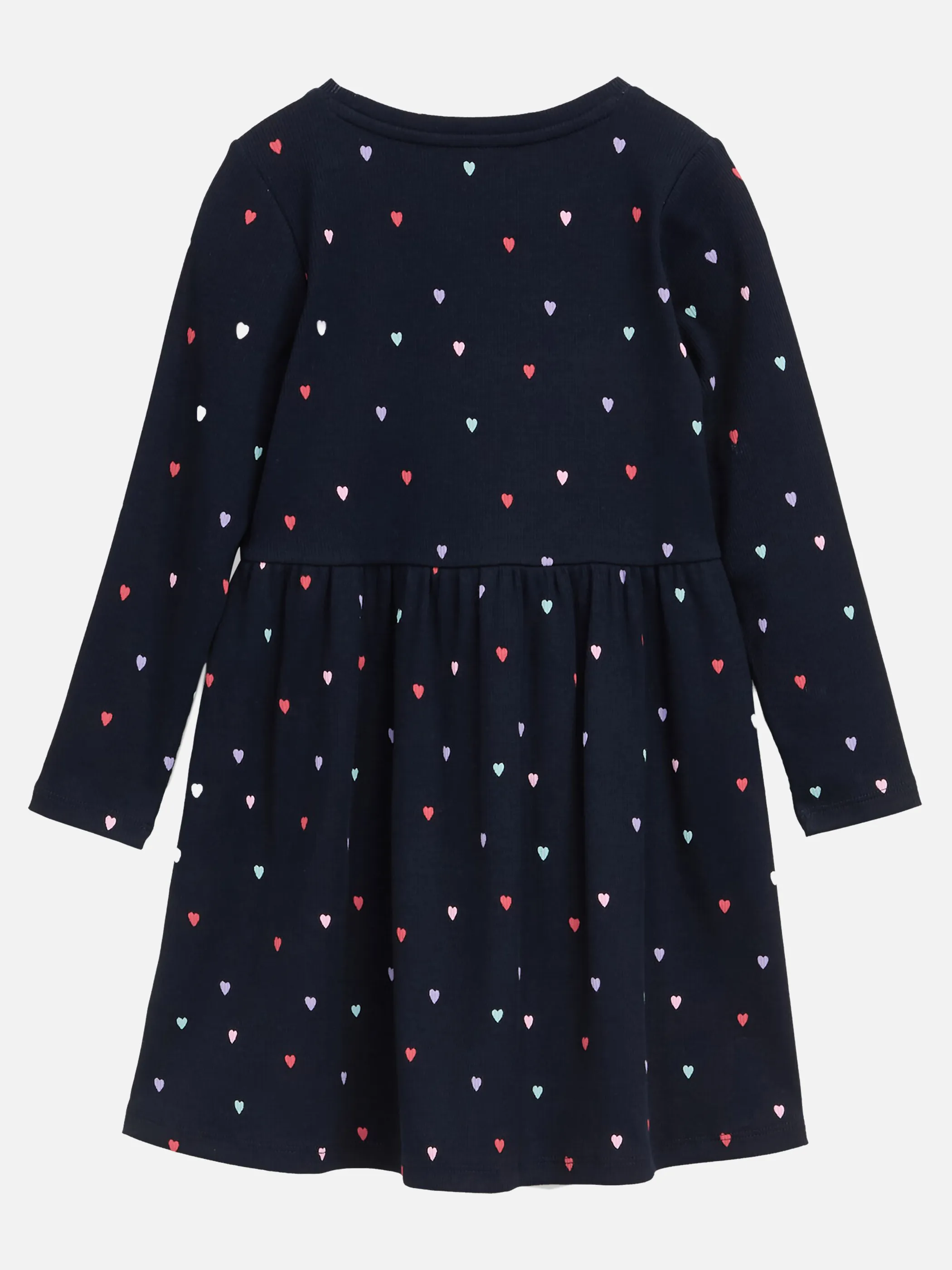 Tom Tailor 1053404 printed heart rib dress Marine 934385 41136 2