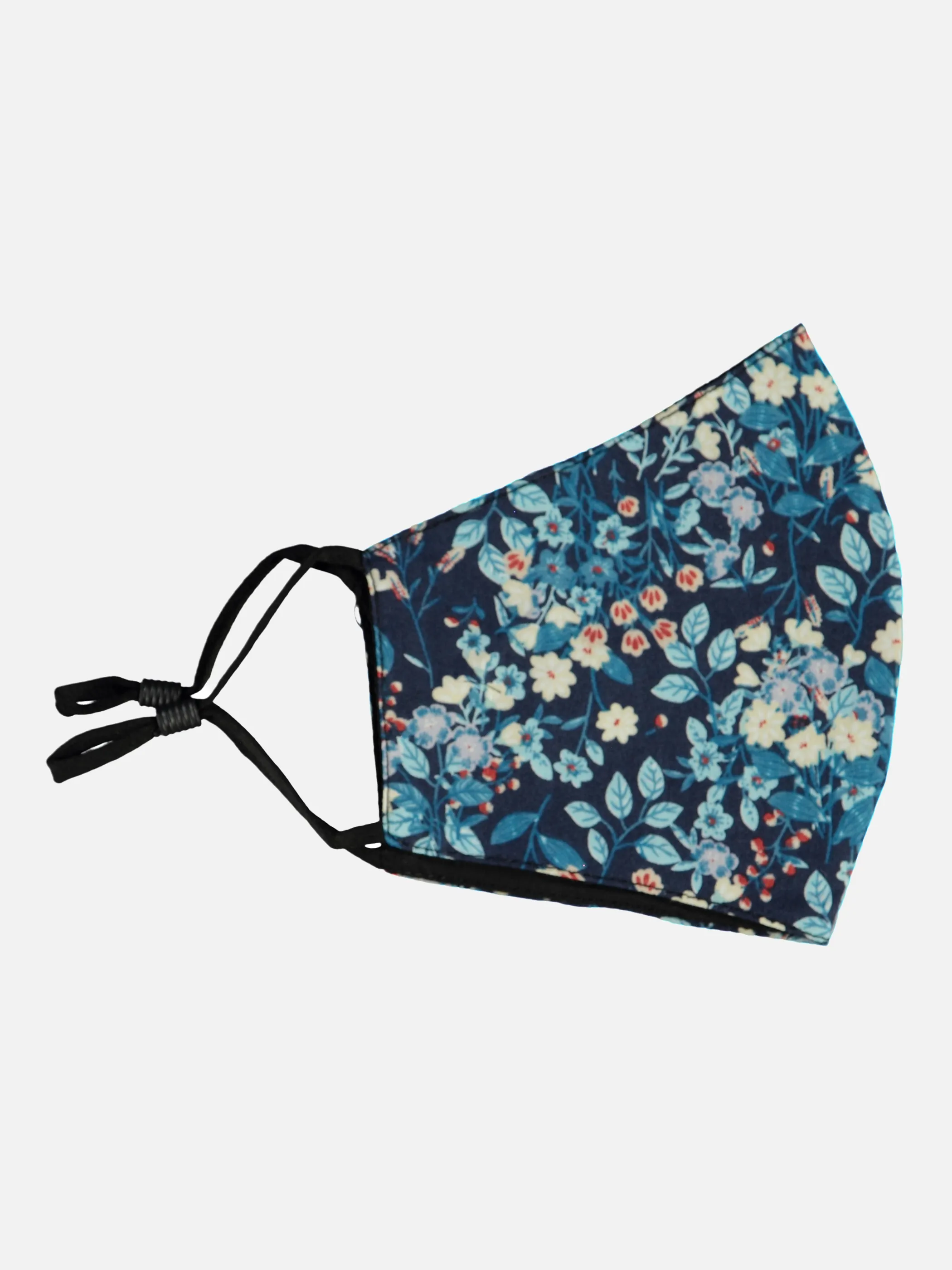Stoffmaske Fotodruck Blau 847858 BLAU/BLUME 3