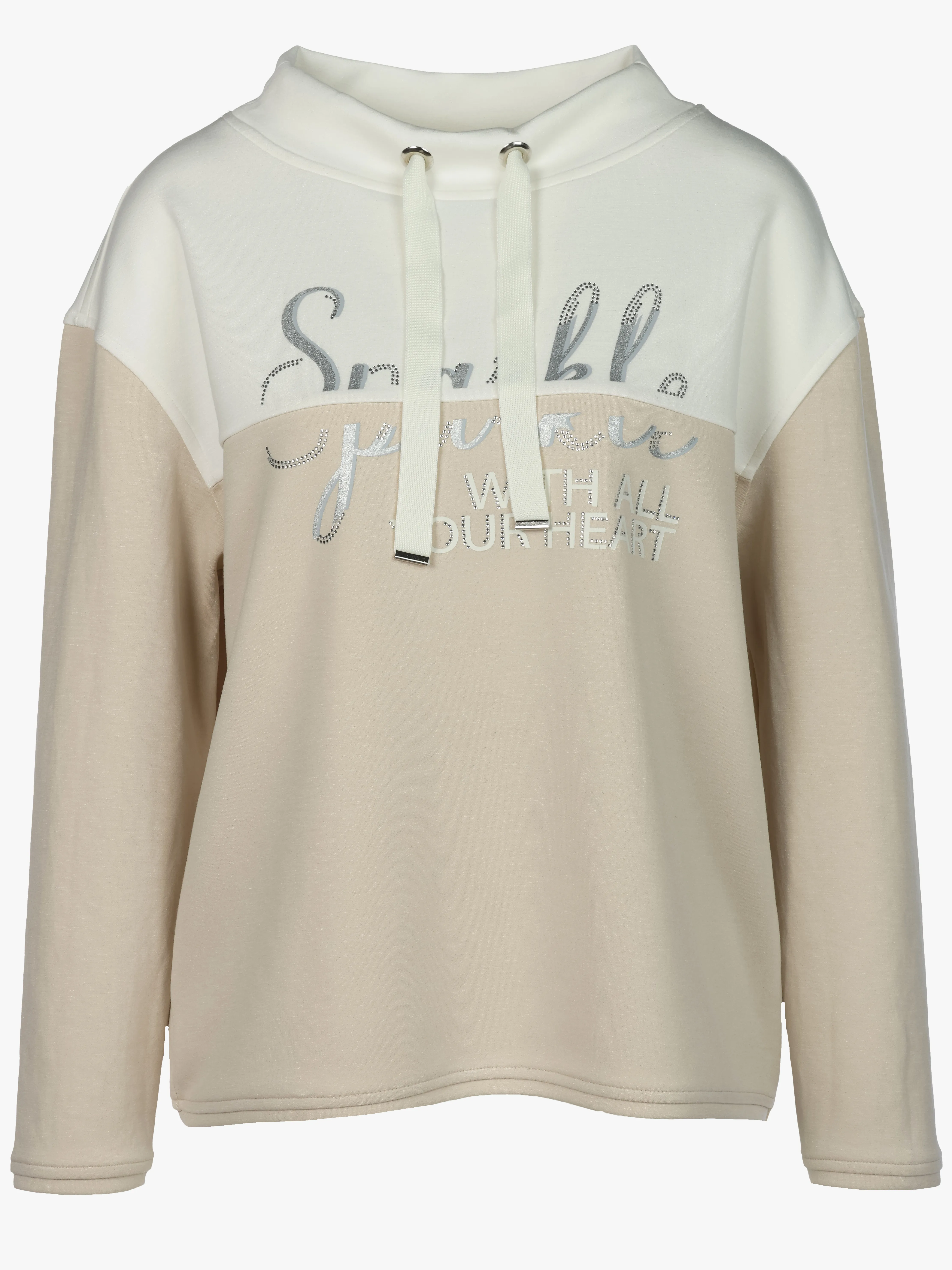 Lisa Tossa Da-Sweatshirt in Silk Touch Beige 922220 FRENCH OAK 1