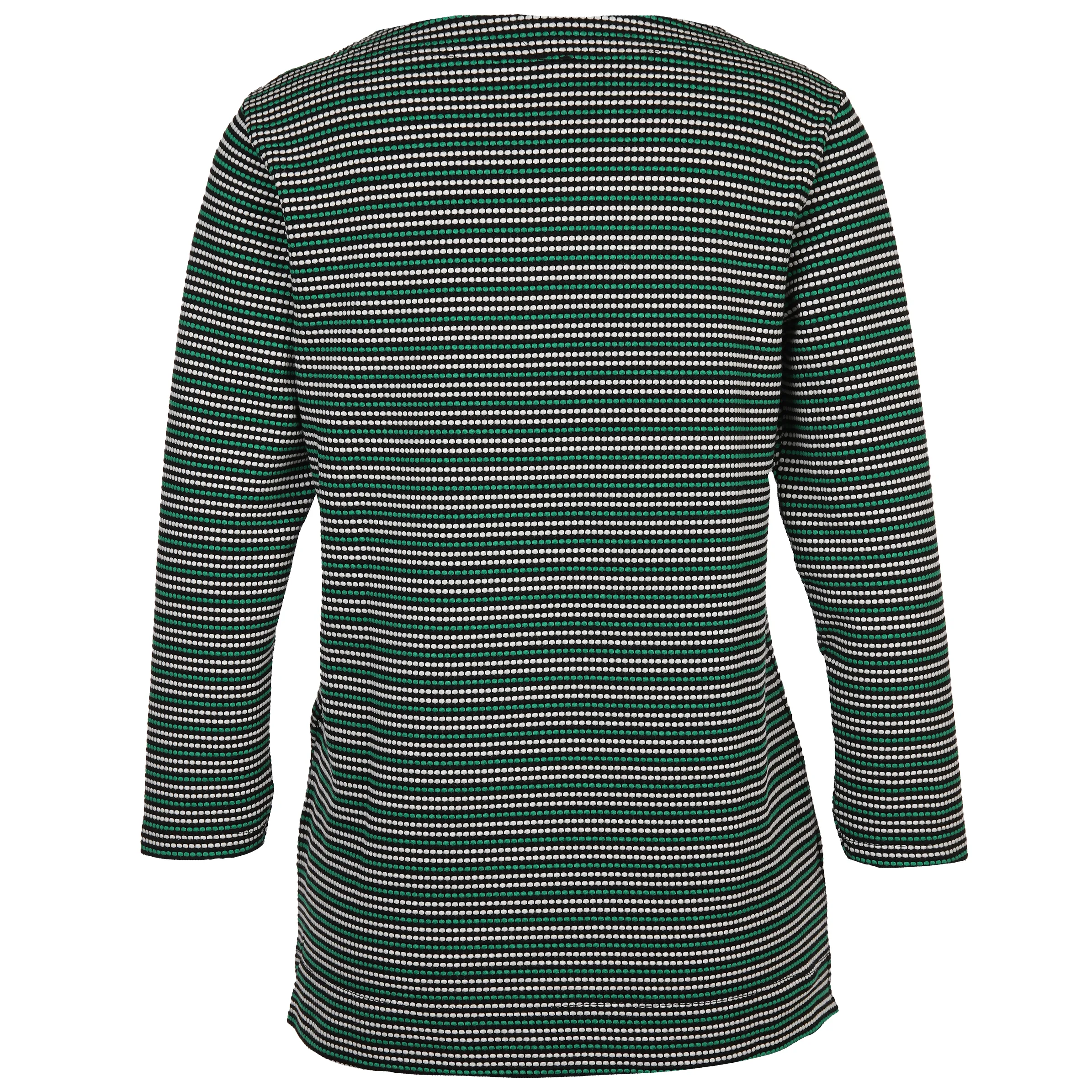 Sure Da-Jaquard Shirt m. 3/4 Arm Grün 880489 SCHW/OF/GR 2 Sure Da-Jaquard Shirt m. 3/4 Arm Grün 880489 SCHW/OF/GR 2