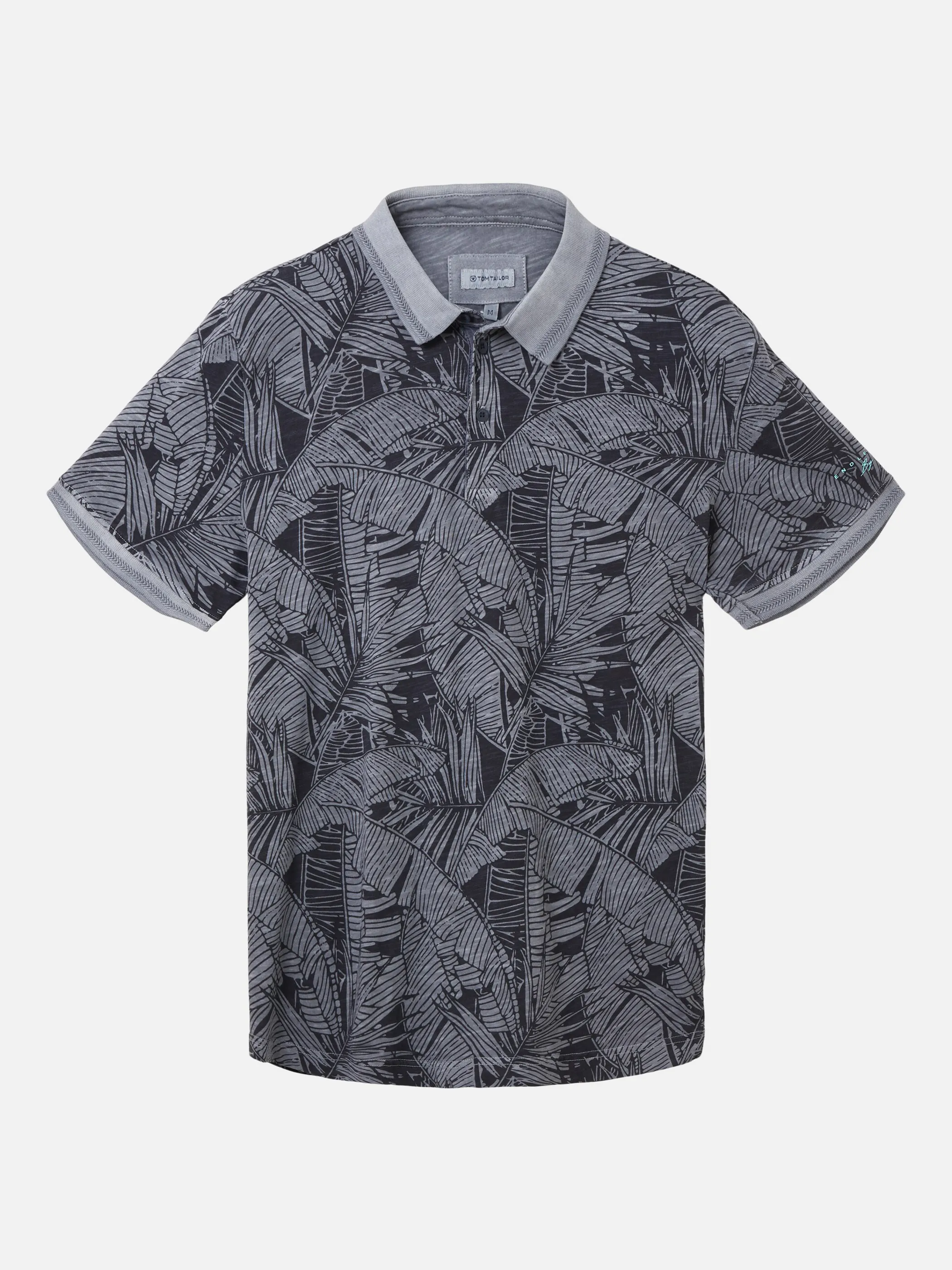 Tom Tailor 1036375 allover printed polo Blau 880568 31800 1 Tom Tailor 1036375 allover printed polo Blau 880568 31800 1