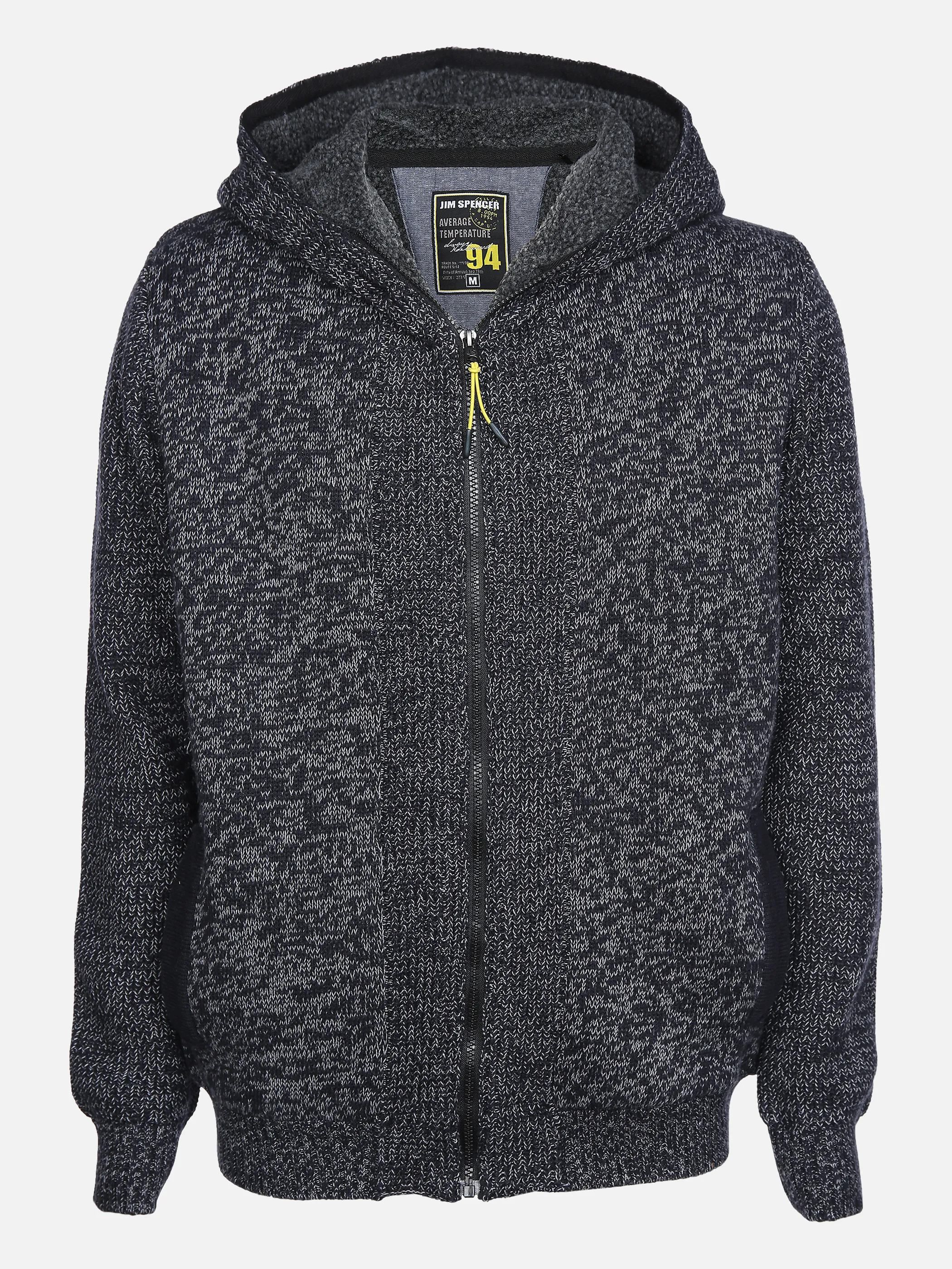 Jim Spencer He. Strickjacke wattiert Grau 856687 ANTHRA 1