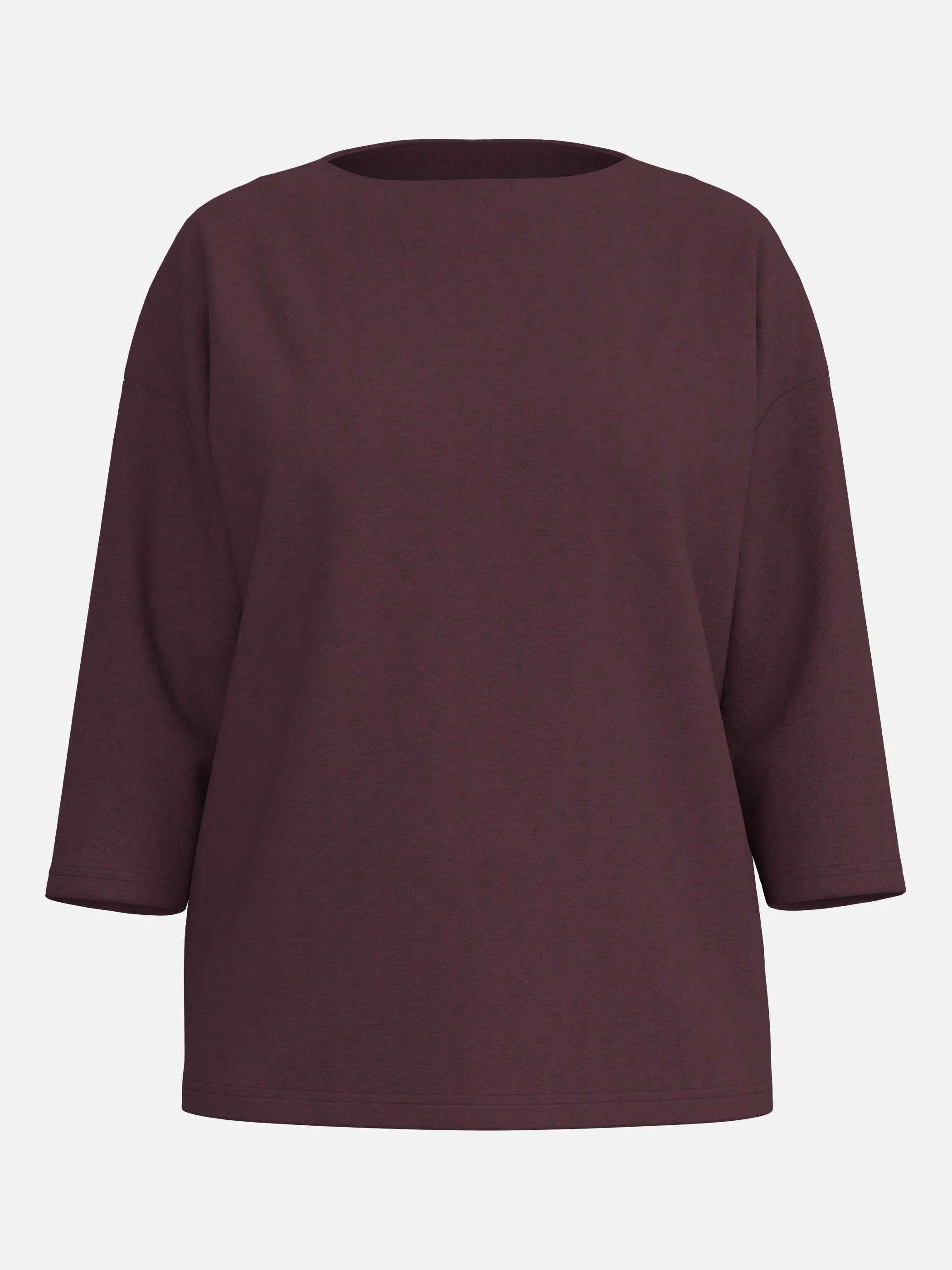 Sure Da-Flausch-Shirt 3/4 Arm Rot 930031 BURGUNDMEL 1