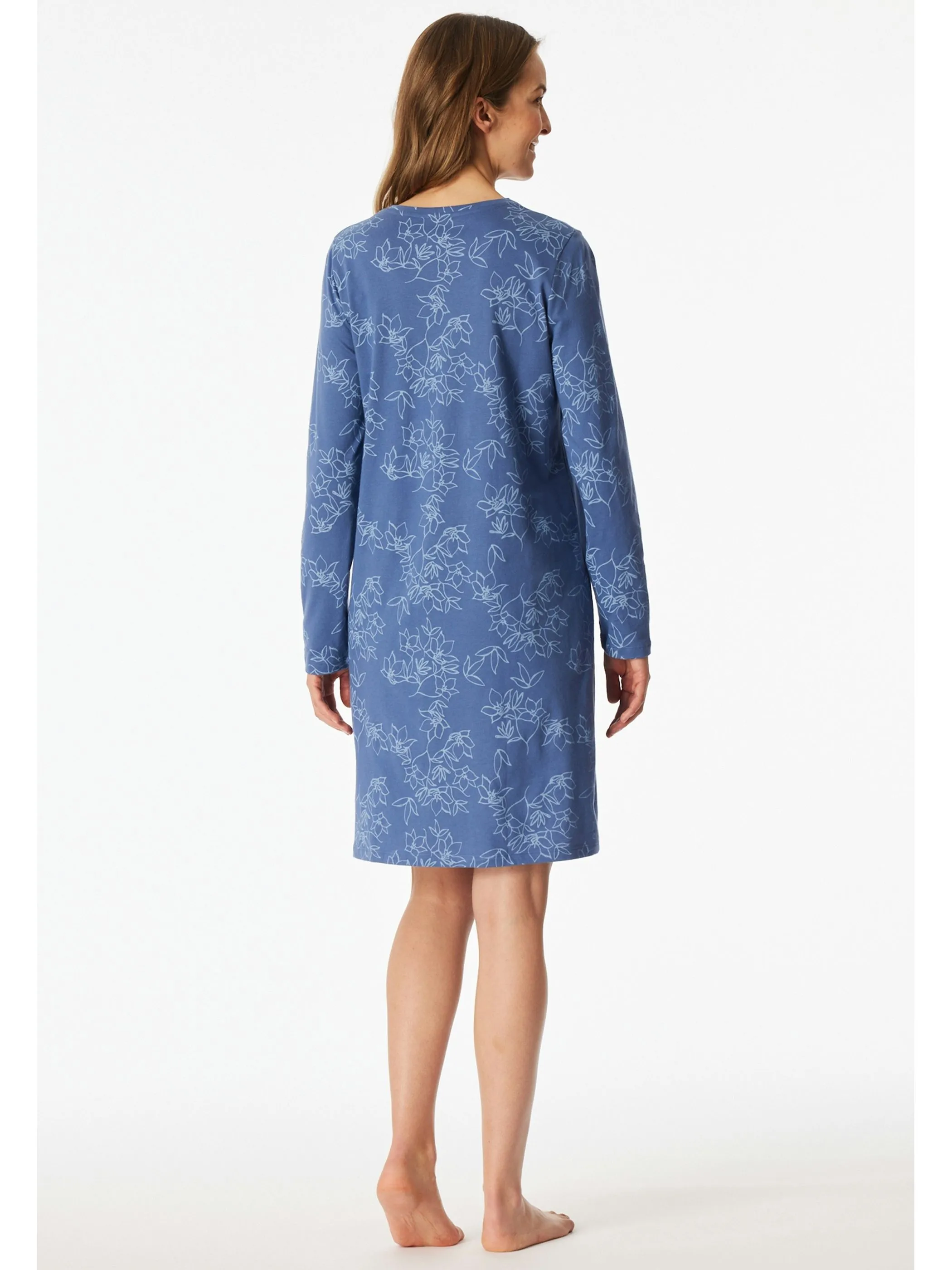 UNCOVER by Schiesser 182851 Sleepshirt 1/1 Arm, 95c Blau 914231 899 2 UNCOVER by Schiesser 182851 Sleepshirt 1/1 Arm, 95c Blau 914231 899 2