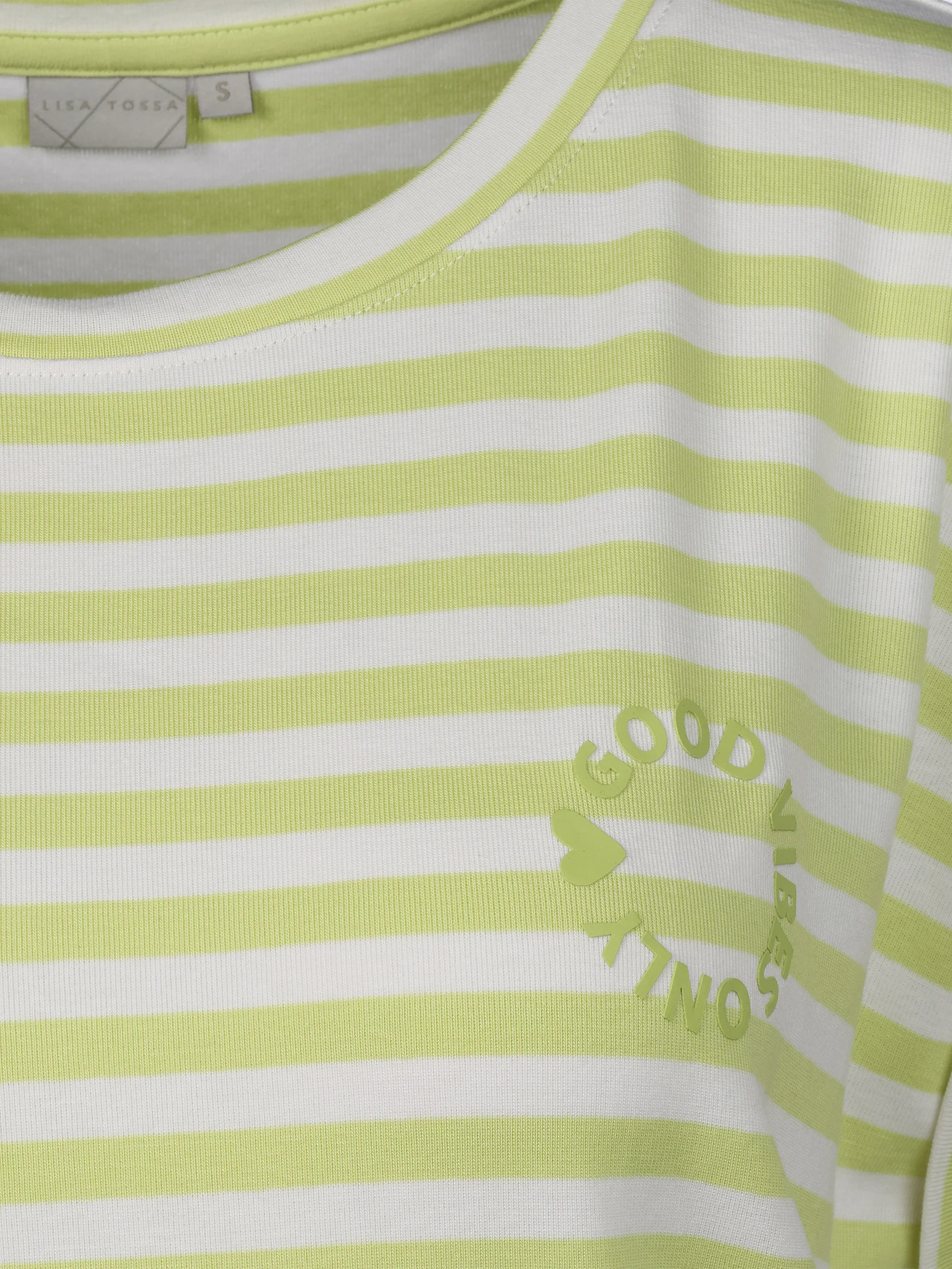 Lisa Tossa Da-T-Shirt, gestreift Grün 922250 LIME 3
