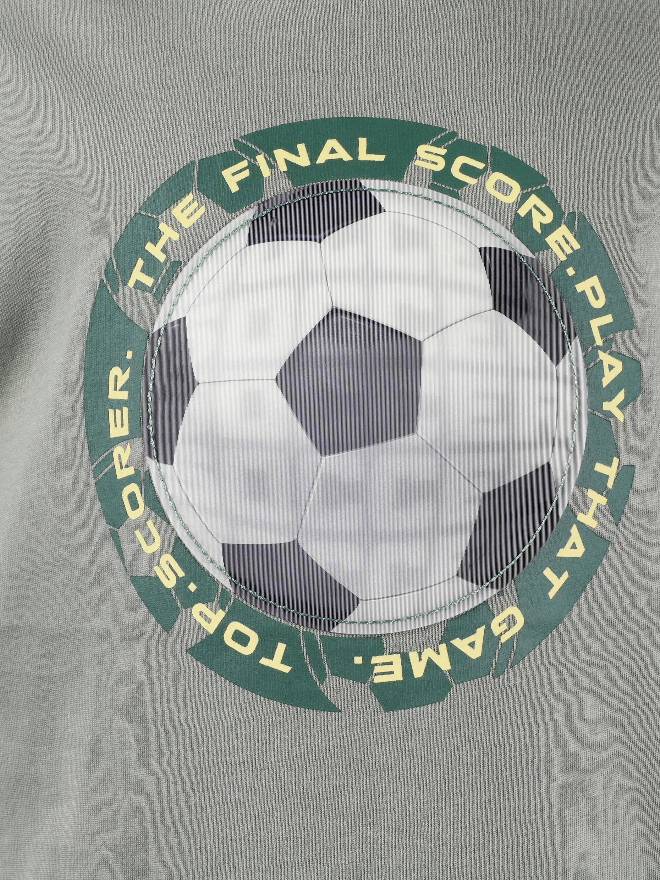 One Way KJ T-Shirt in Grün mit Fußball Motiv Grün 924977 GRÜN 3