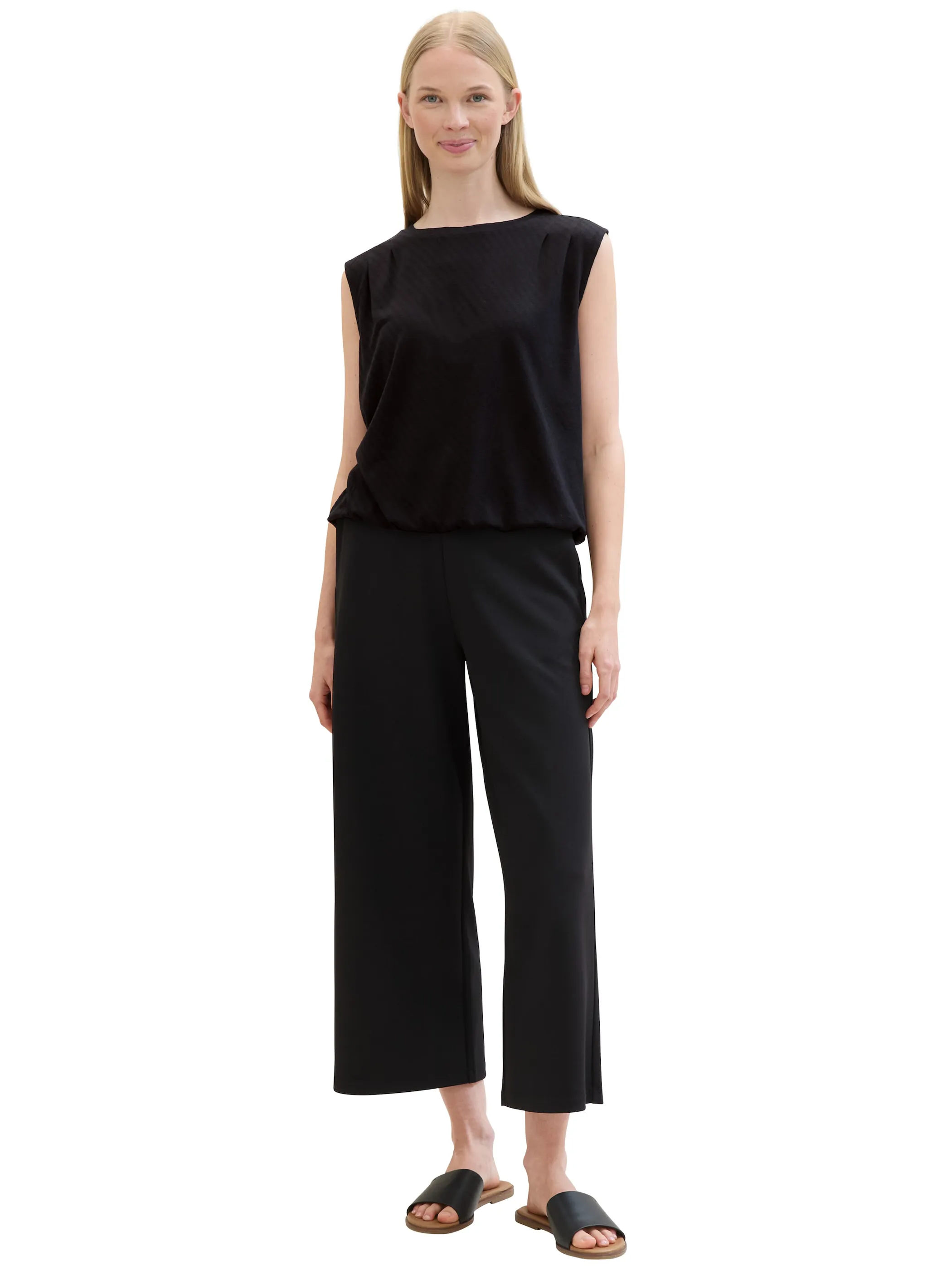 Tom Tailor 1041576 T-shirt top structured Schwarz 895791 14482 3 Tom Tailor 1041576 T-shirt top structured Schwarz 895791 14482 3