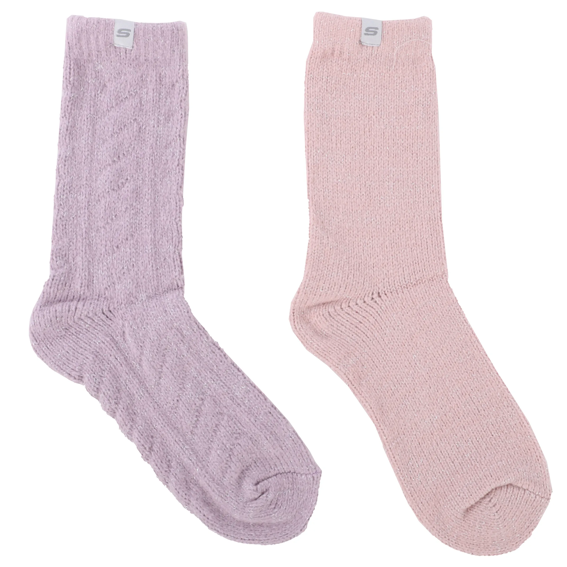 skechers SK41103 Women cozy lurex Socks Grün 886854 4704 1