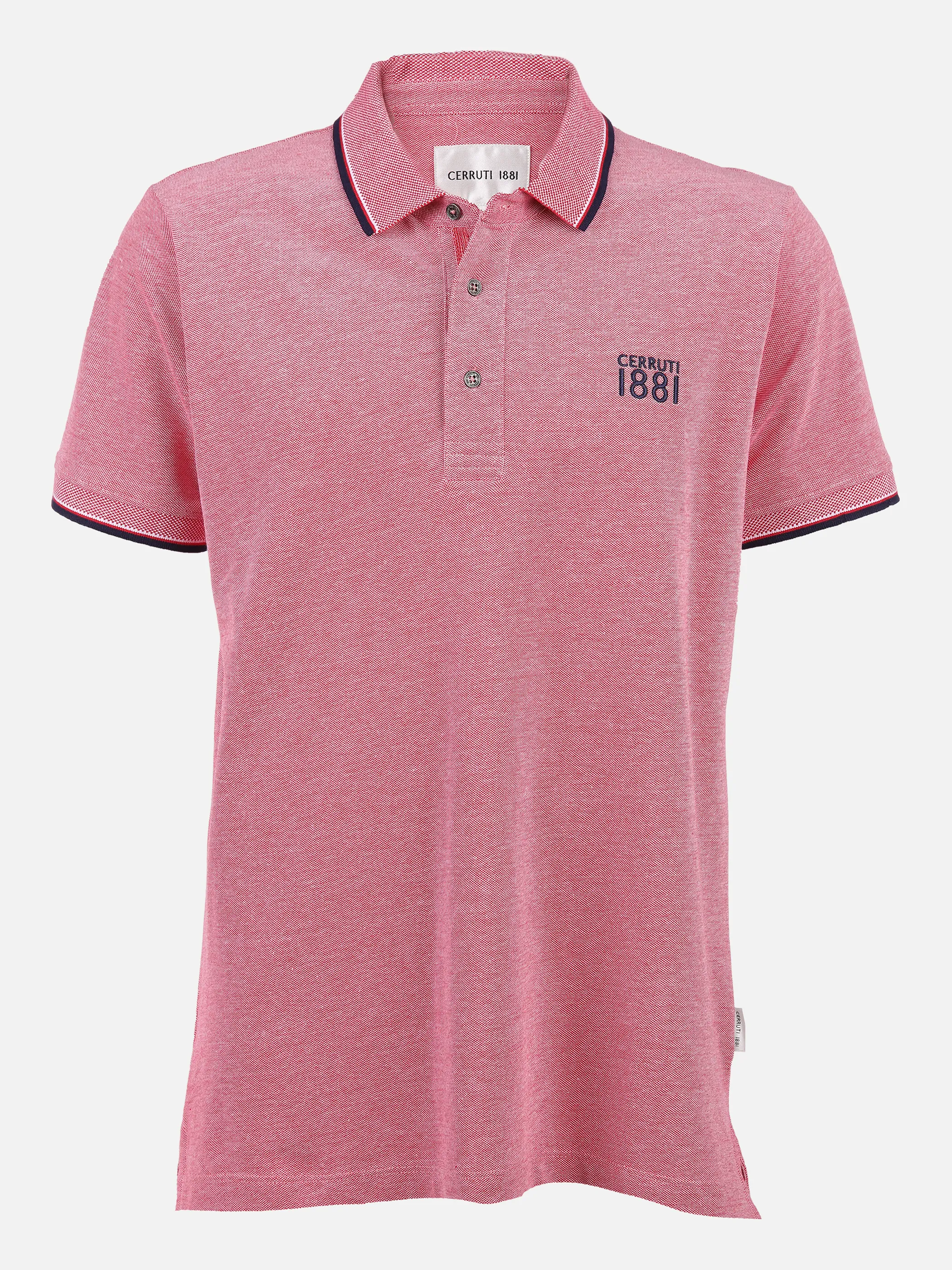 Cerruti 1881 He. Poloshirt 1/2 Arm twisted Rot 834101 RED 1 Cerruti 1881 He. Poloshirt 1/2 Arm twisted Rot 834101 RED 1