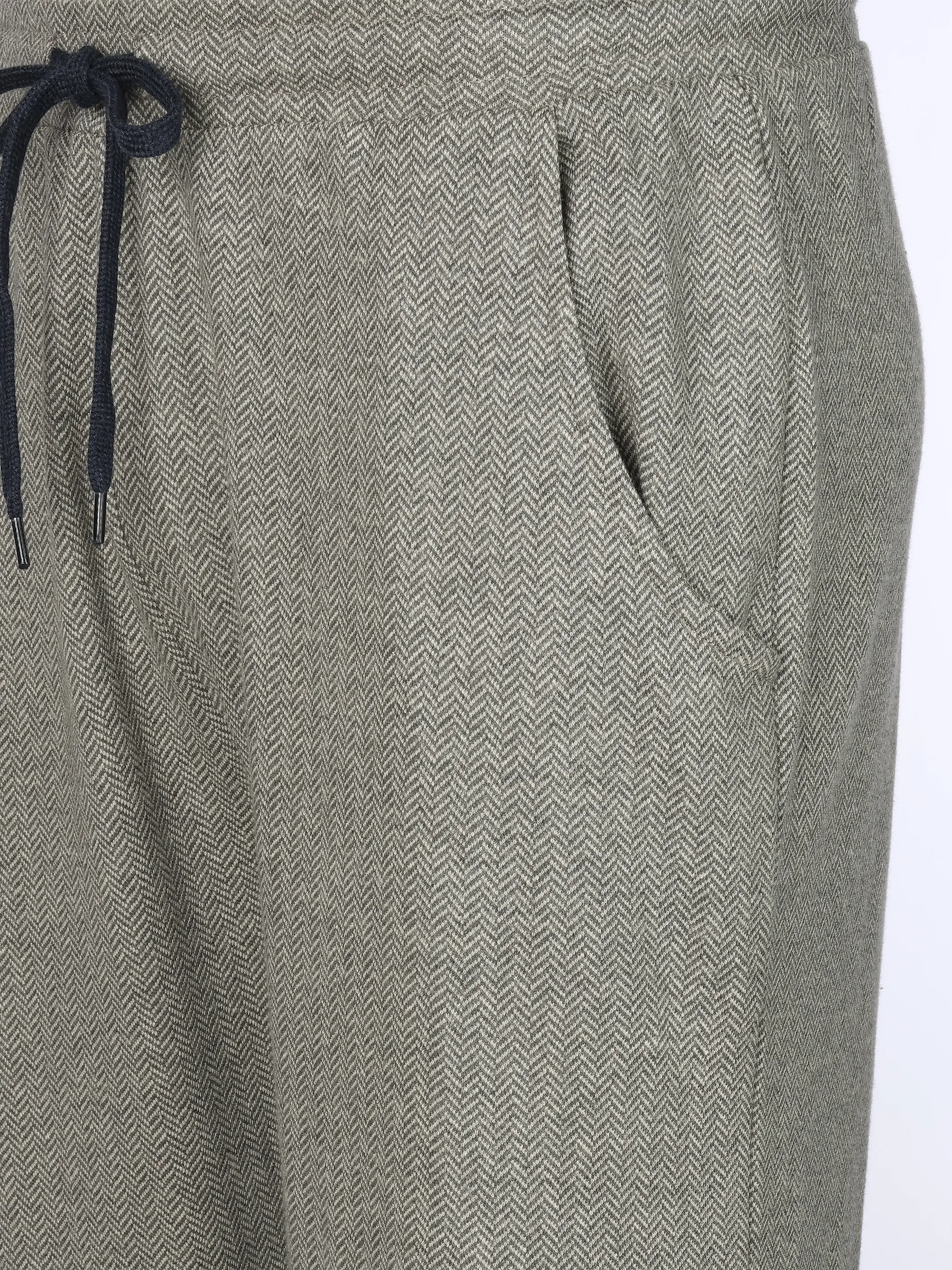 Jim Spencer He. Schlafhose Interlock Grau 932922 FISCHGRÄT 4