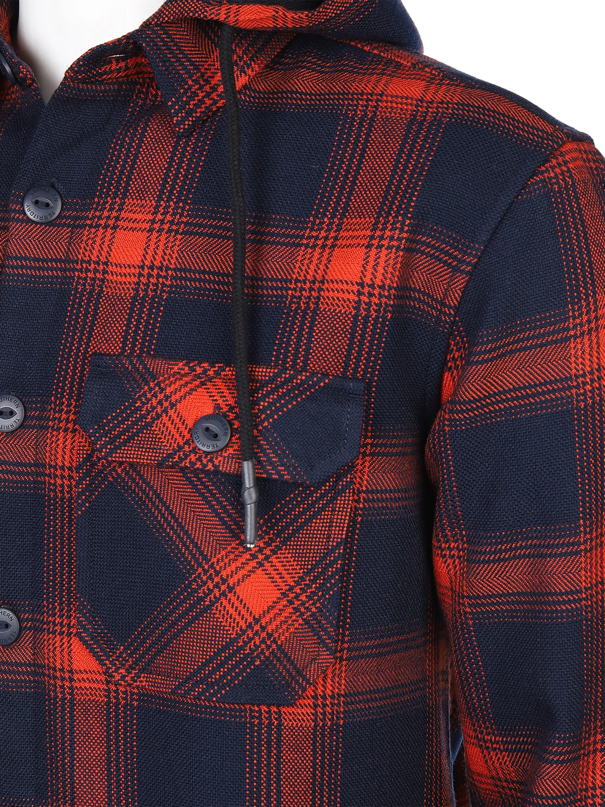 Southern Territory He. Overshirt Kapuze Blau 867882 NAVY/RED 3 Southern Territory He. Overshirt Kapuze Blau 867882 NAVY/RED 3