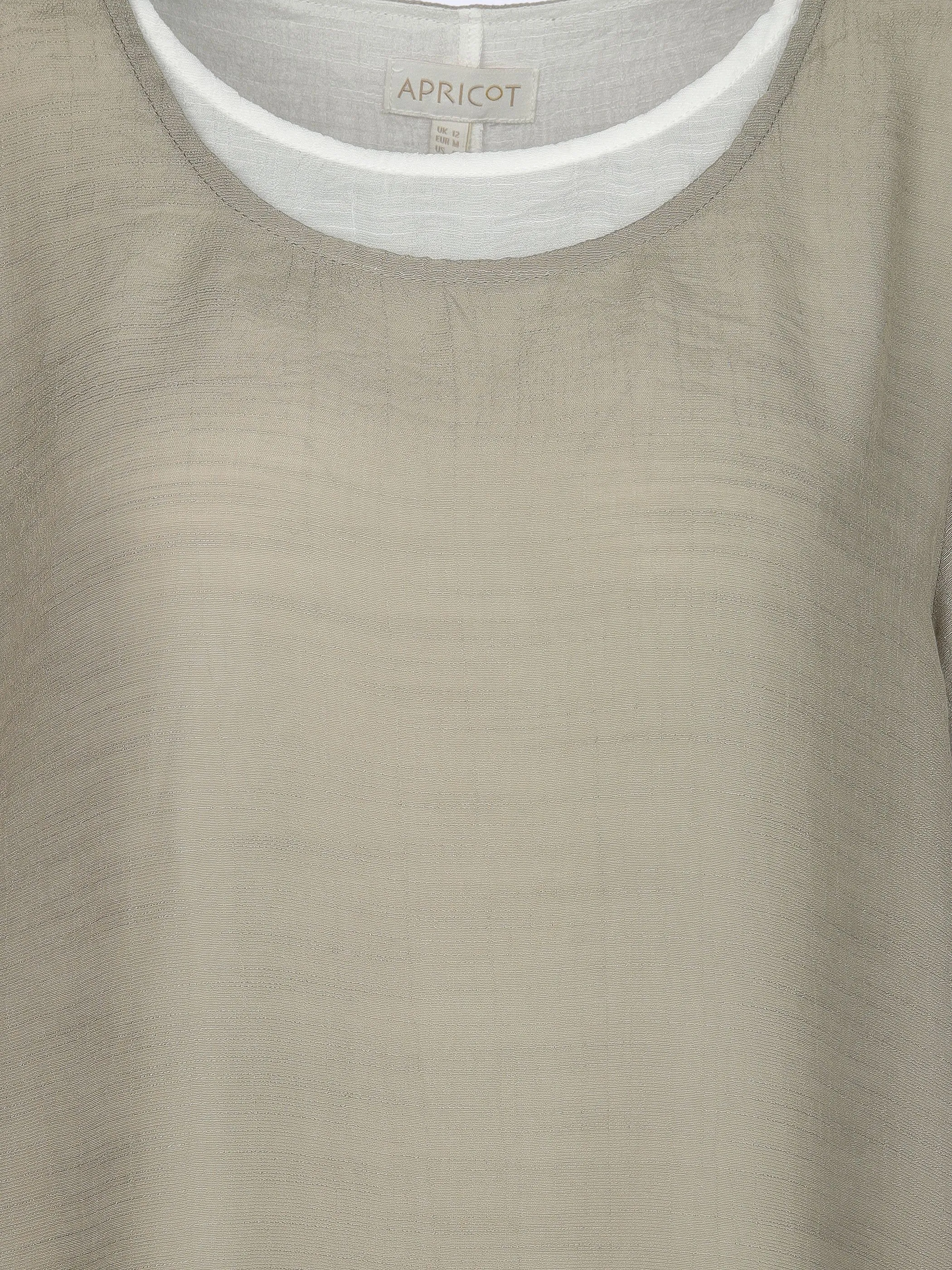 Apricot 847521 Apricot Slub Shimmer Tu Braun 901282 BRN