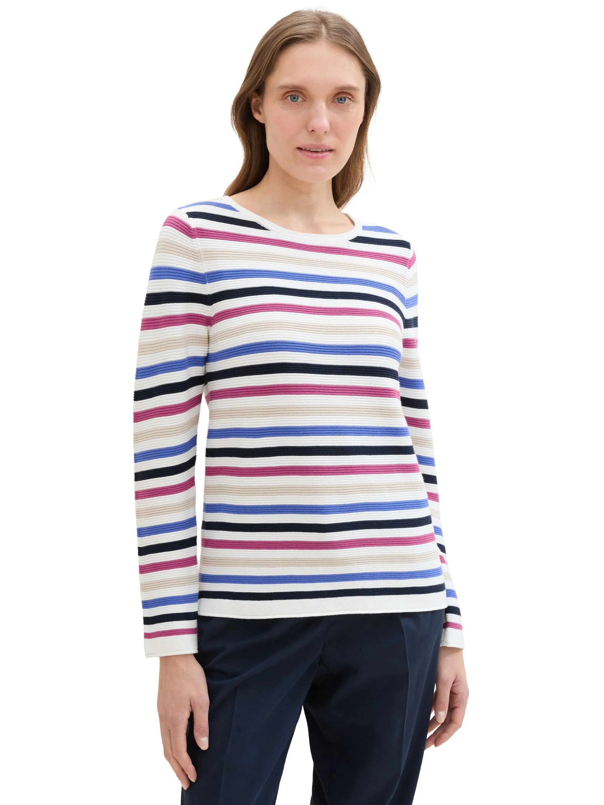 Tom Tailor 1016350 NOS sweater new ottoma Bunt 827729 36208 4 Tom Tailor 1016350 NOS sweater new ottoma Bunt 827729 36208 4