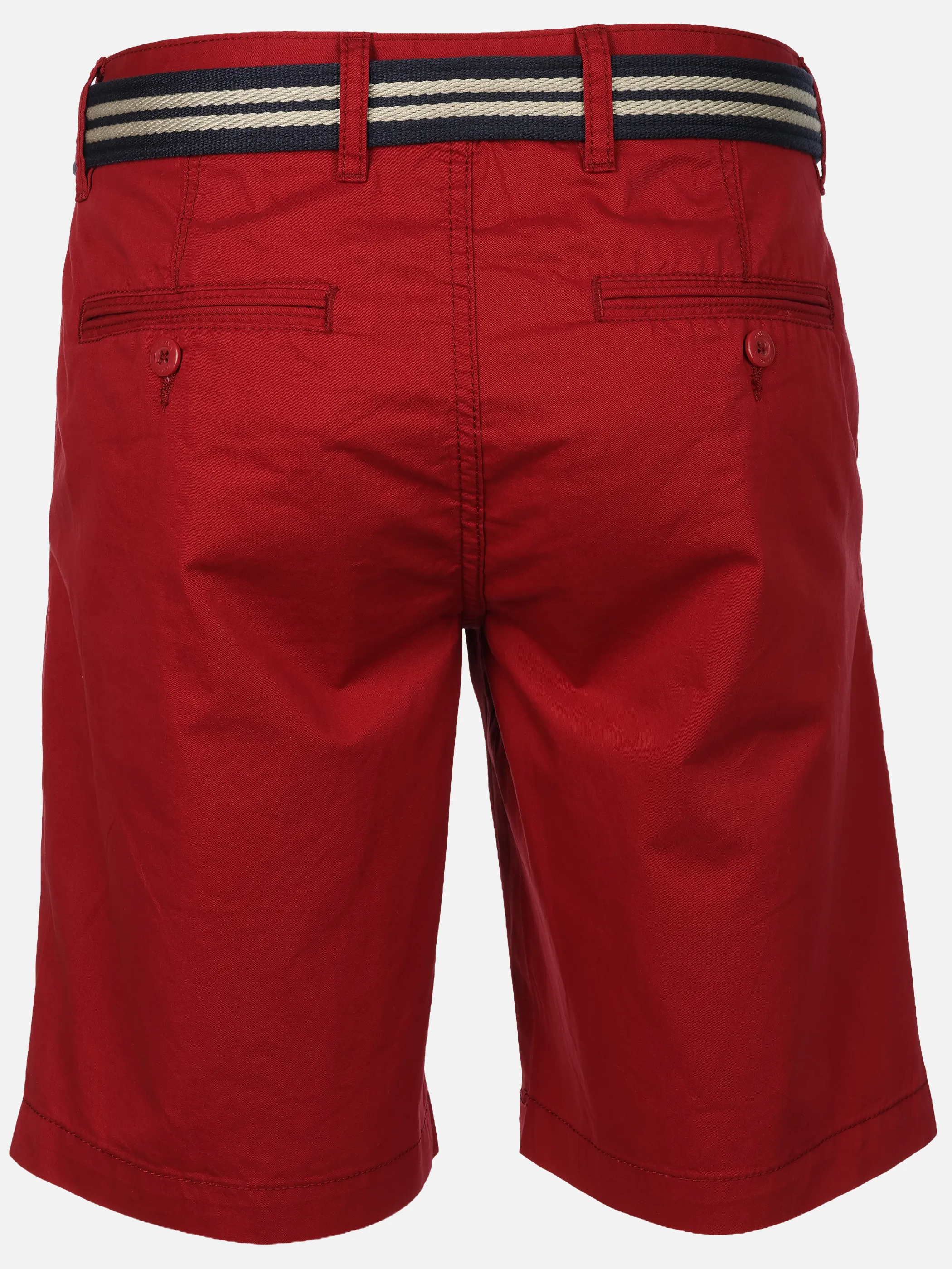 Jim Spencer He. Chino Bermuda m. Gürtel Rot 909479 35 ROT 2