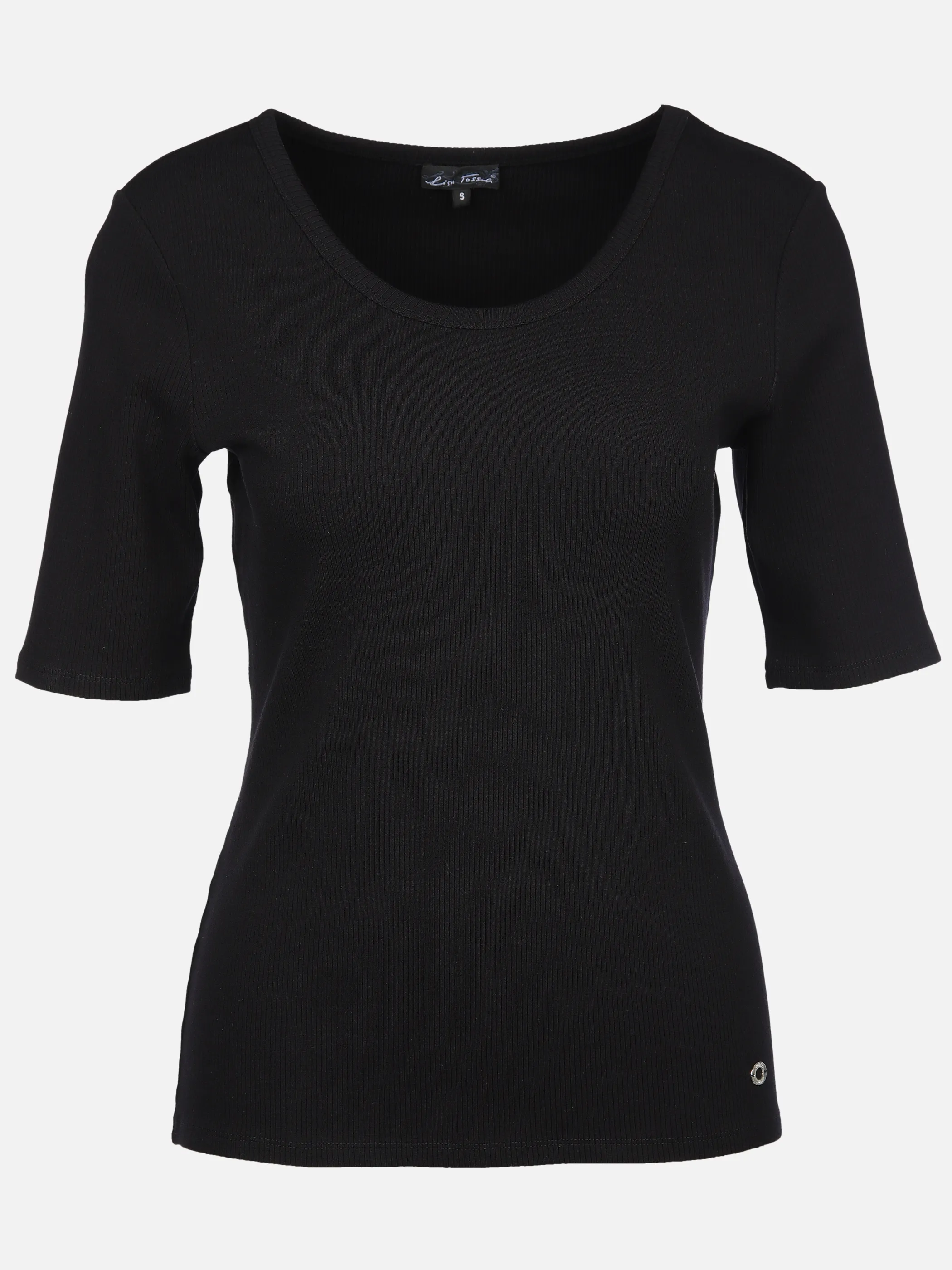 Lisa Tossa Da-Ripp-T-Shirt Schwarz 910252 SCHWARZ 1 Lisa Tossa Da-Ripp-T-Shirt Schwarz 910252 SCHWARZ 1