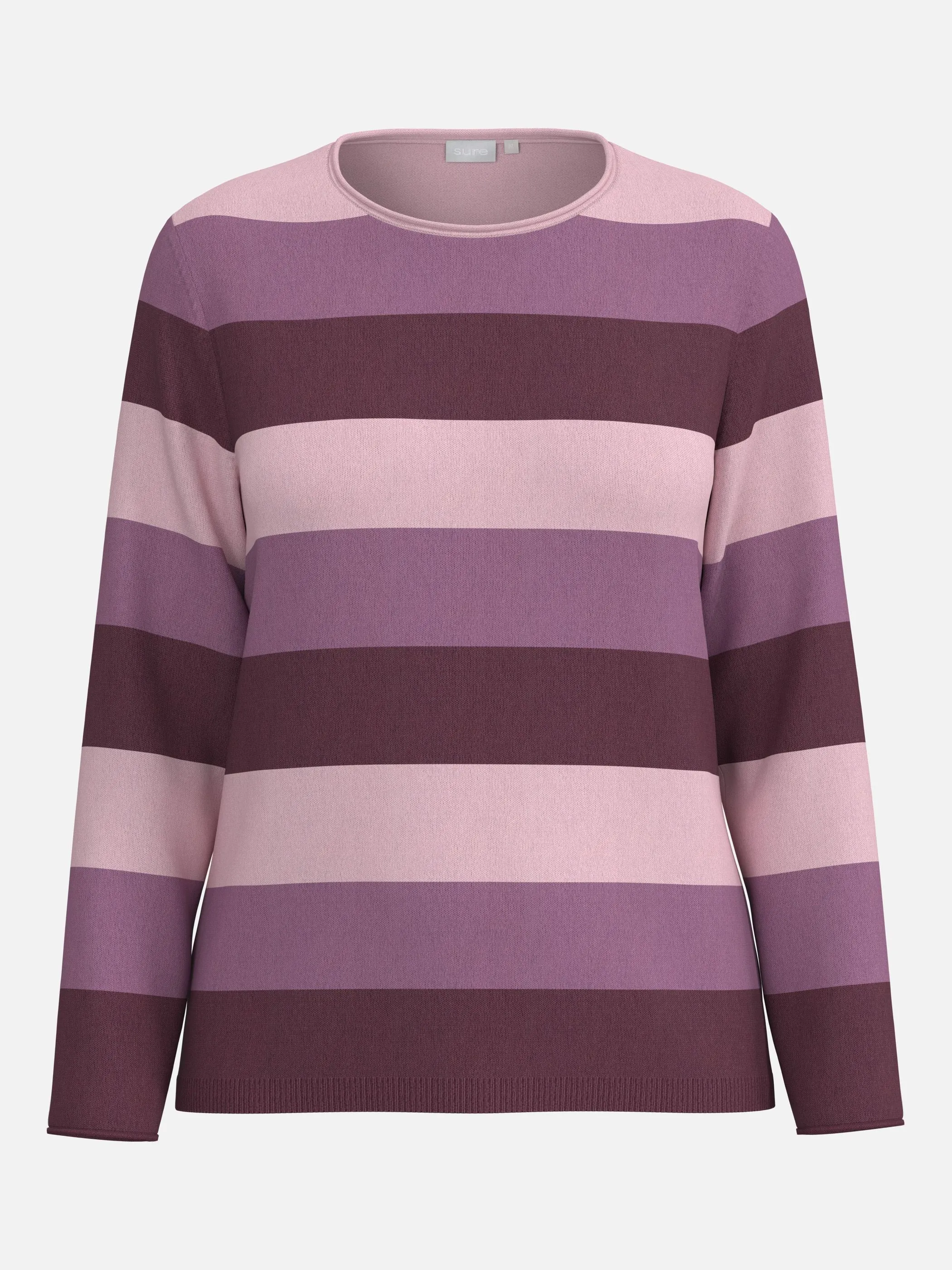 Sure Da-Pullover RH Streifen CL Rot 930041 BEERE 1