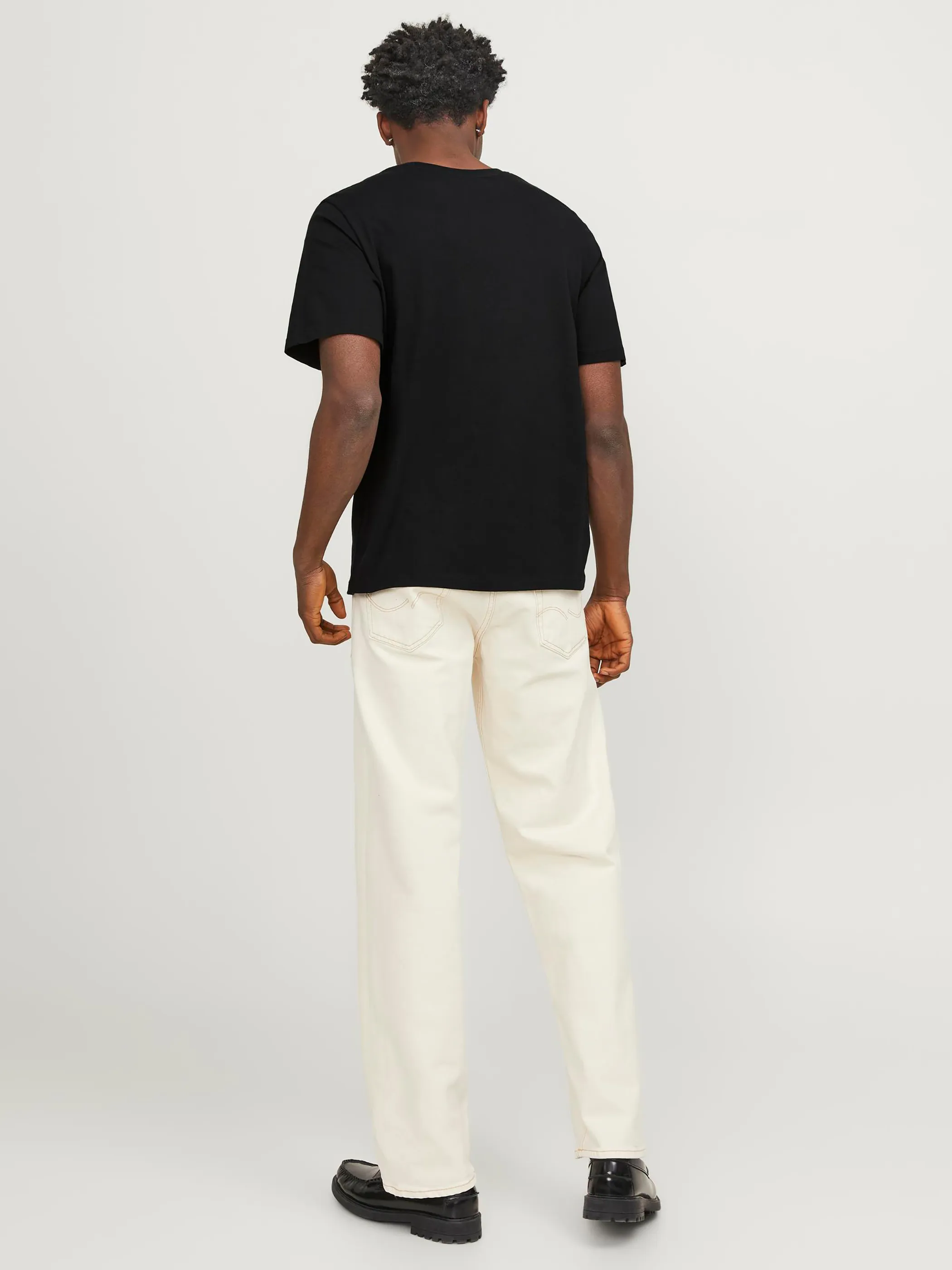 Jack Jones 12250683 JJEJEFF CORP LOGO TEE Marine 887731 175695001 2