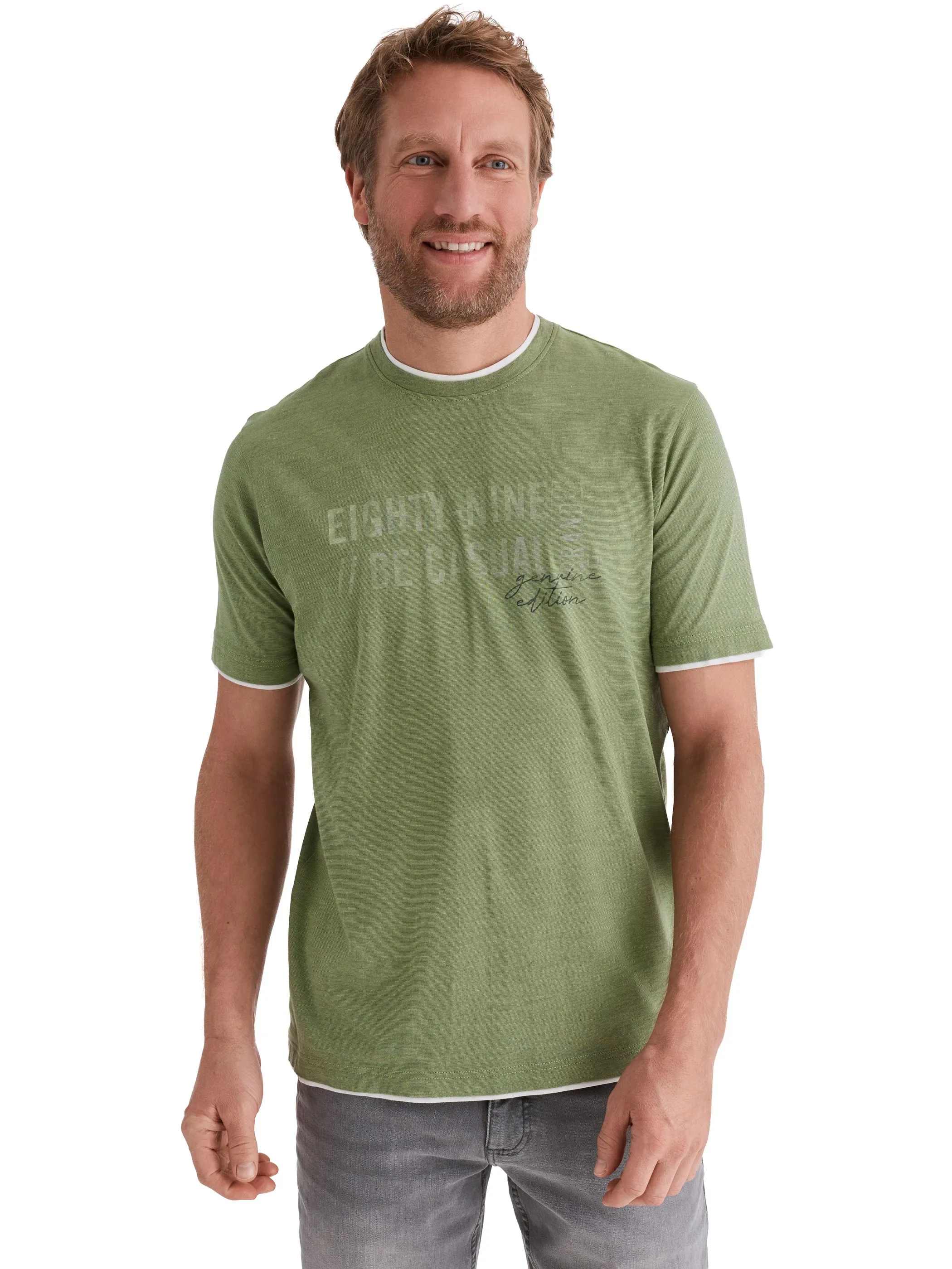 Stooker HAKA 74306480005352 He. T-Shirts / Grün 928352 5352 1