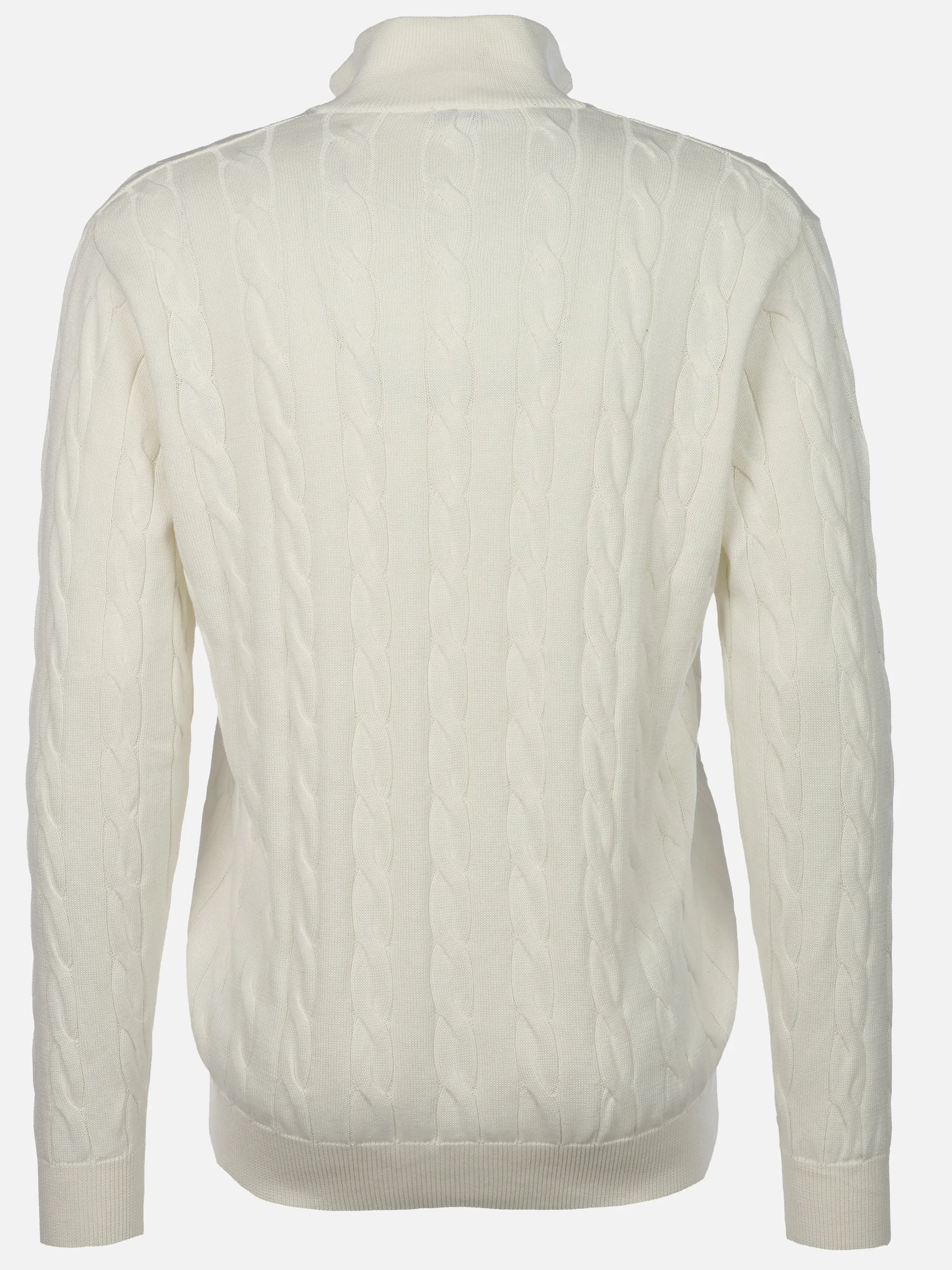 U.S. Polo Assn. Pullover Halfzip Zopfmuster Weiß 930972 WHITE 100 2