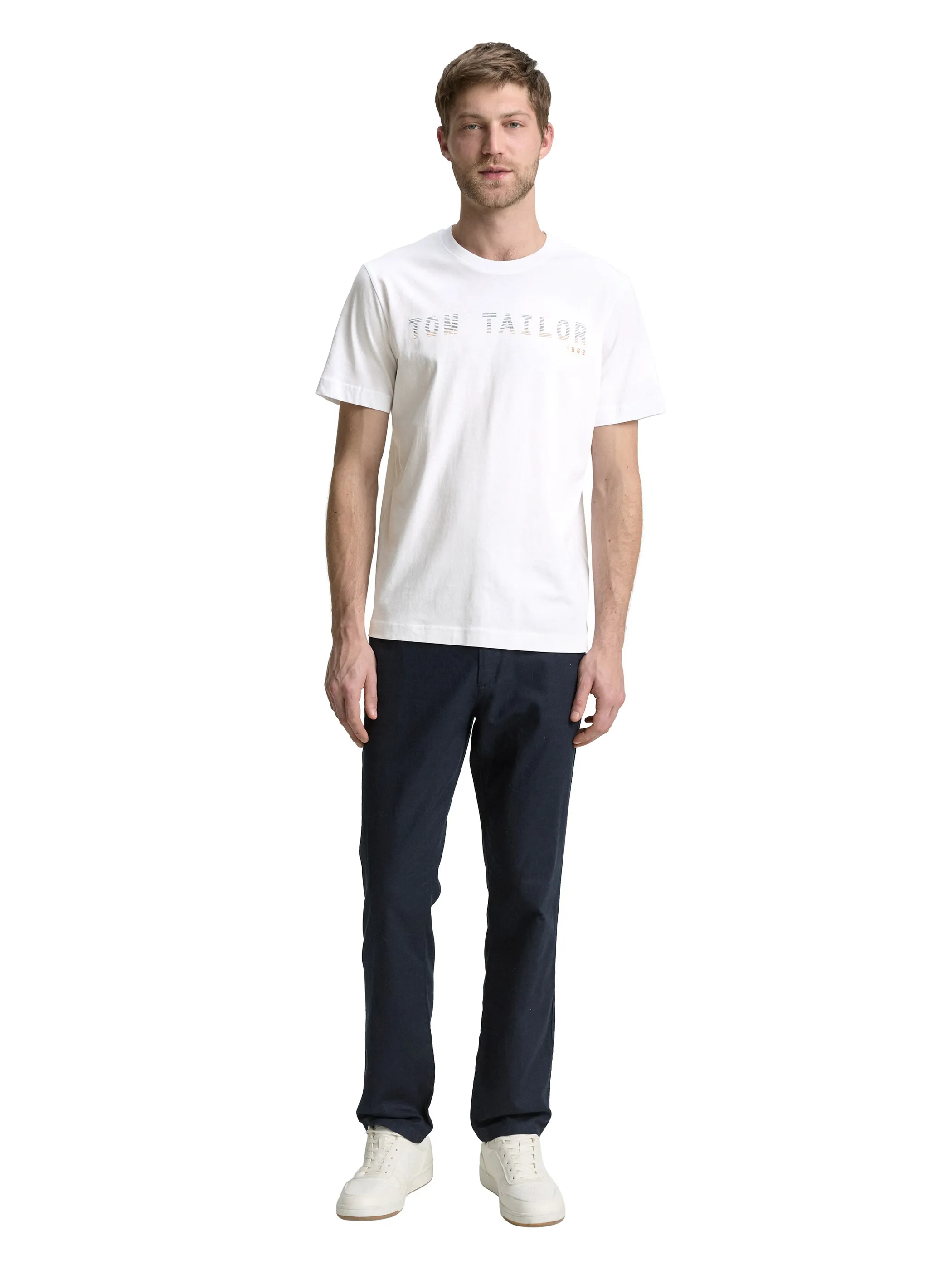 Tom Tailor 1046789 t-shirt with print Weiß 910584 20000 4