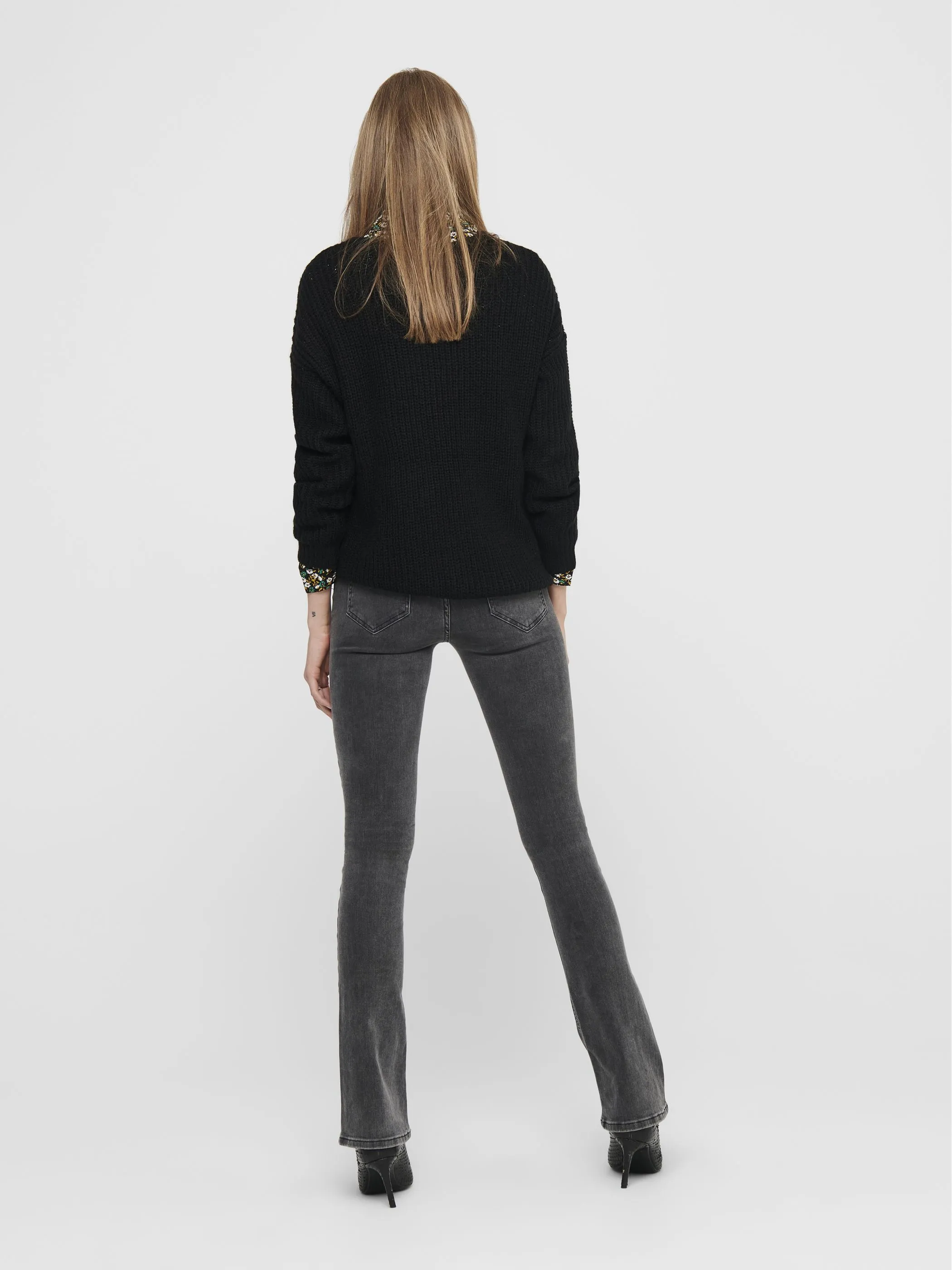 Jacqueline 15208245 JDYNEW MEGAN L/S PULLOVER Schwarz 847009 177911 5