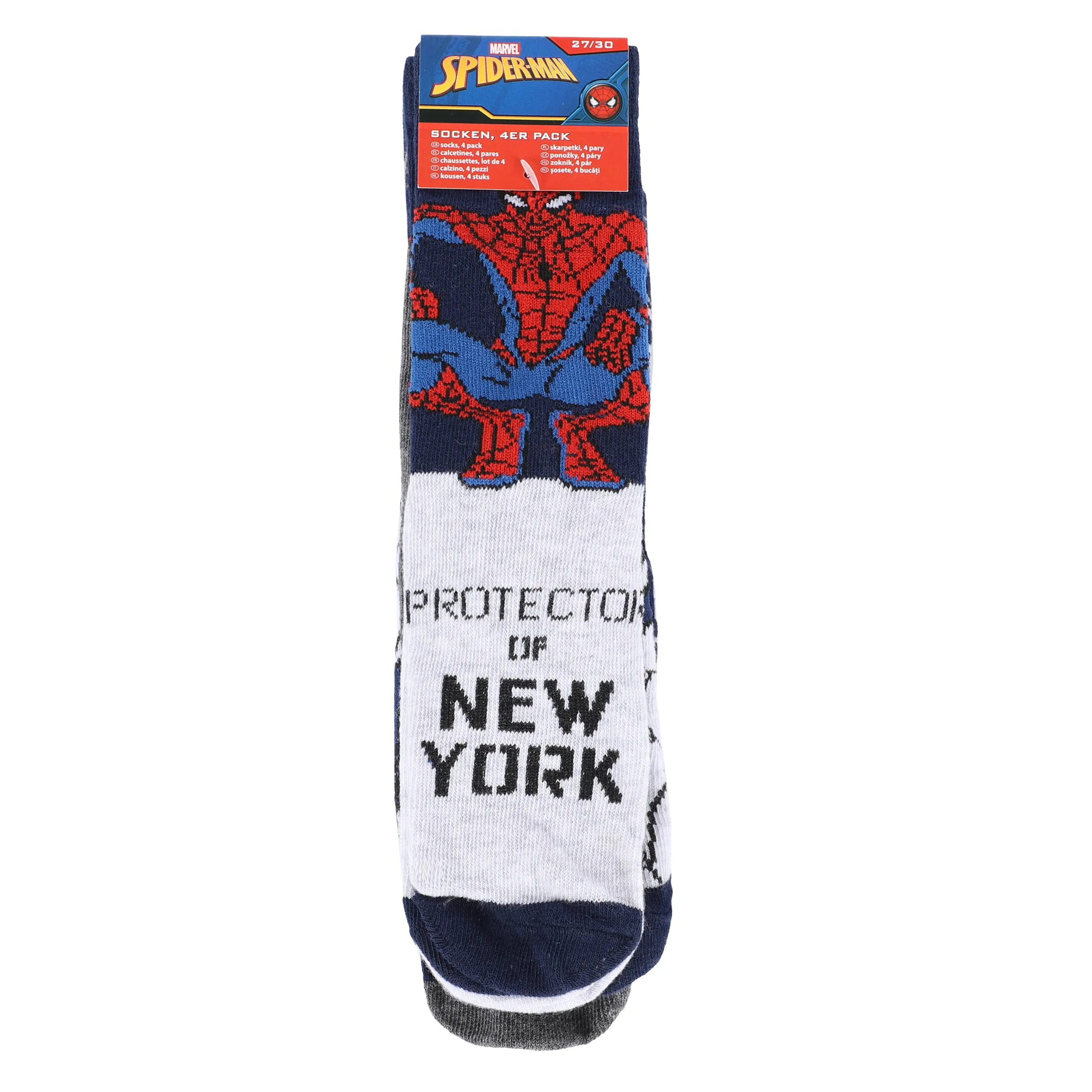 Spidermann KJ Socken 4er Pack Spiderman Bunt 886146 ROTBLAU 3 Spidermann KJ Socken 4er Pack Spiderman Bunt 886146 ROTBLAU 3