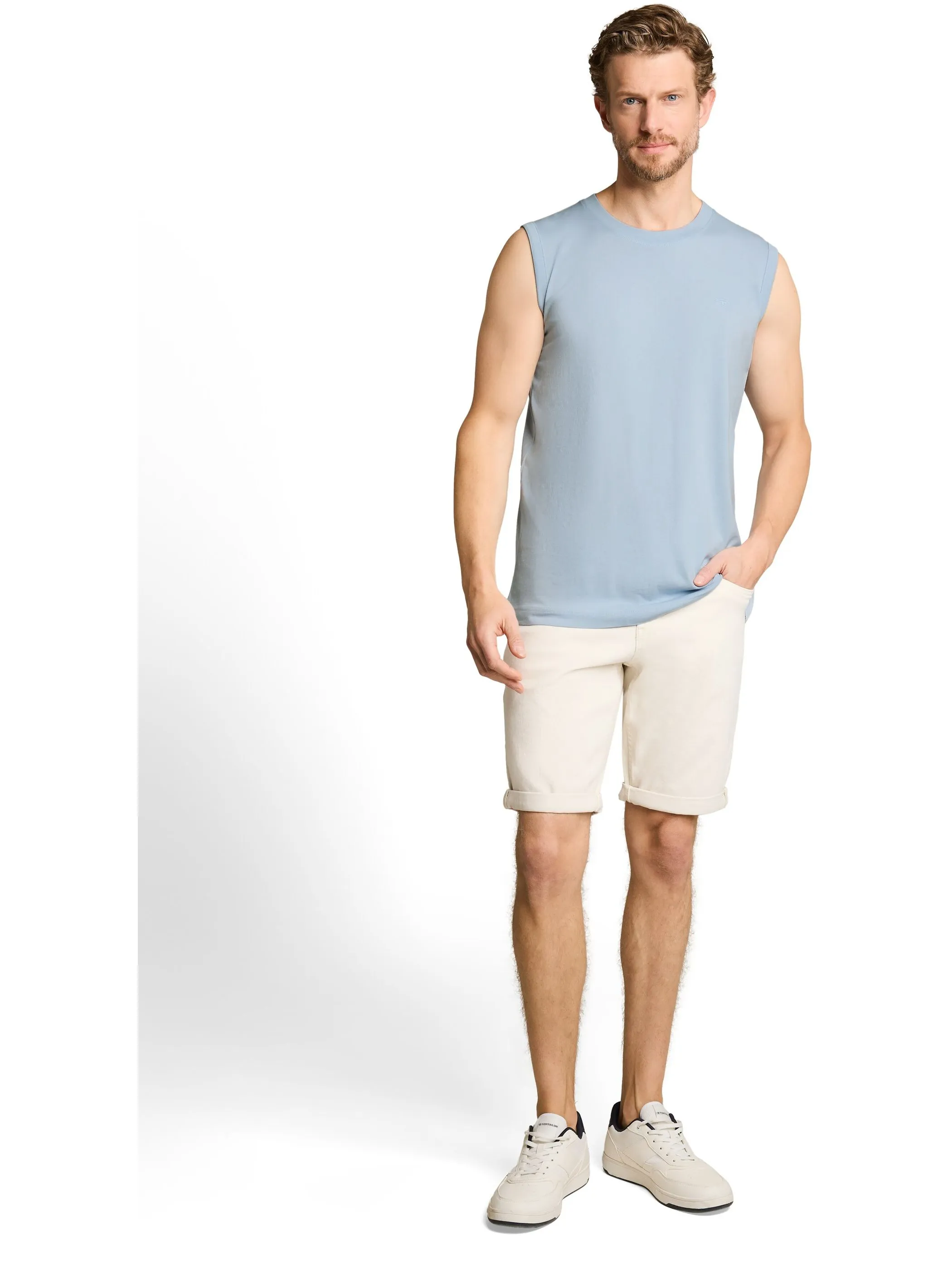 Tom Tailor 1050219 tanktop with embro Blau 926462 35249 4