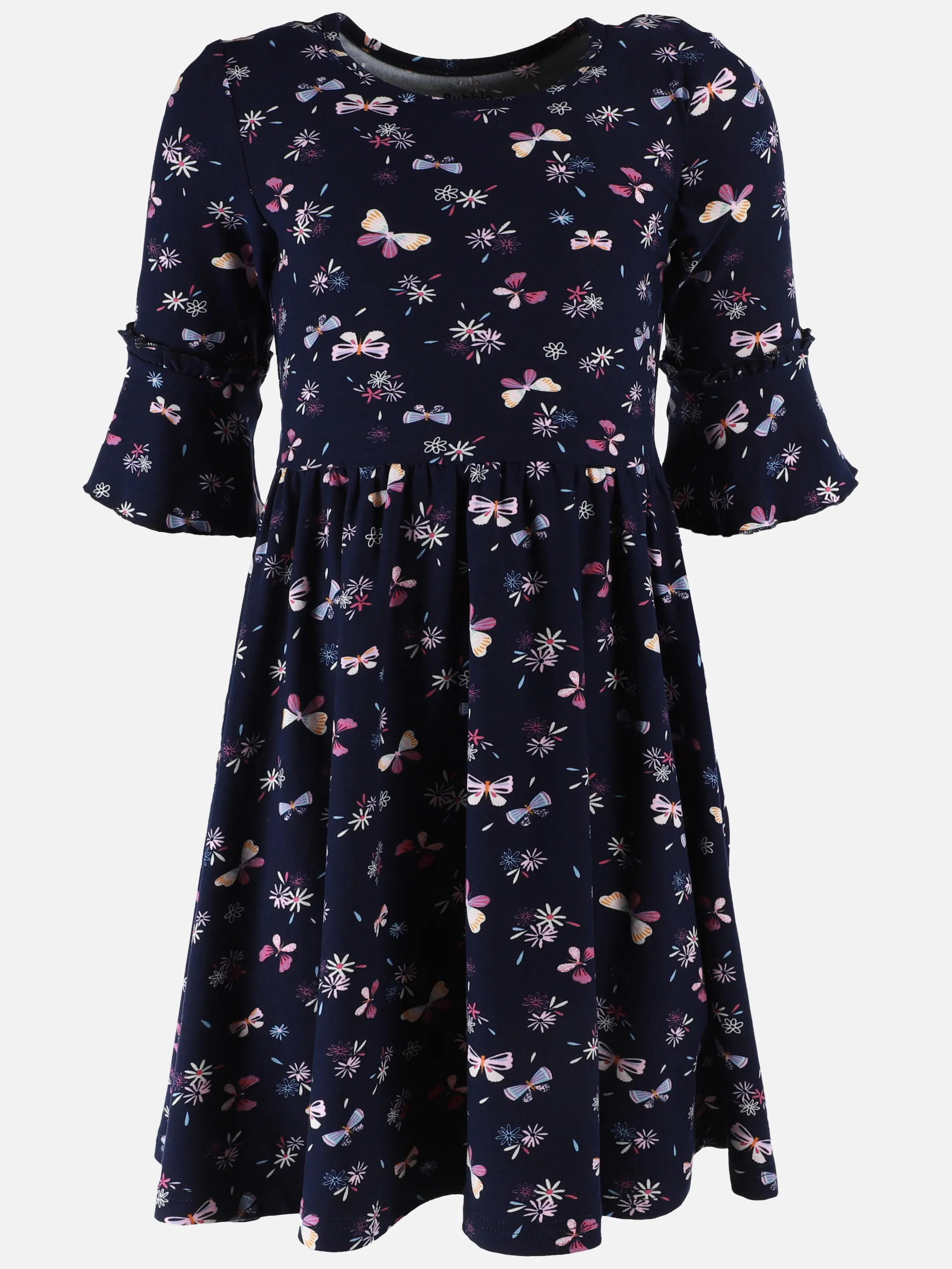 Bubble Gum KM Kleid mit Einhorn/Schmetterling AOP Bunt 905429 BUNT 1 Bubble Gum KM Kleid mit Einhorn/Schmetterling AOP Bunt 905429 BUNT 1