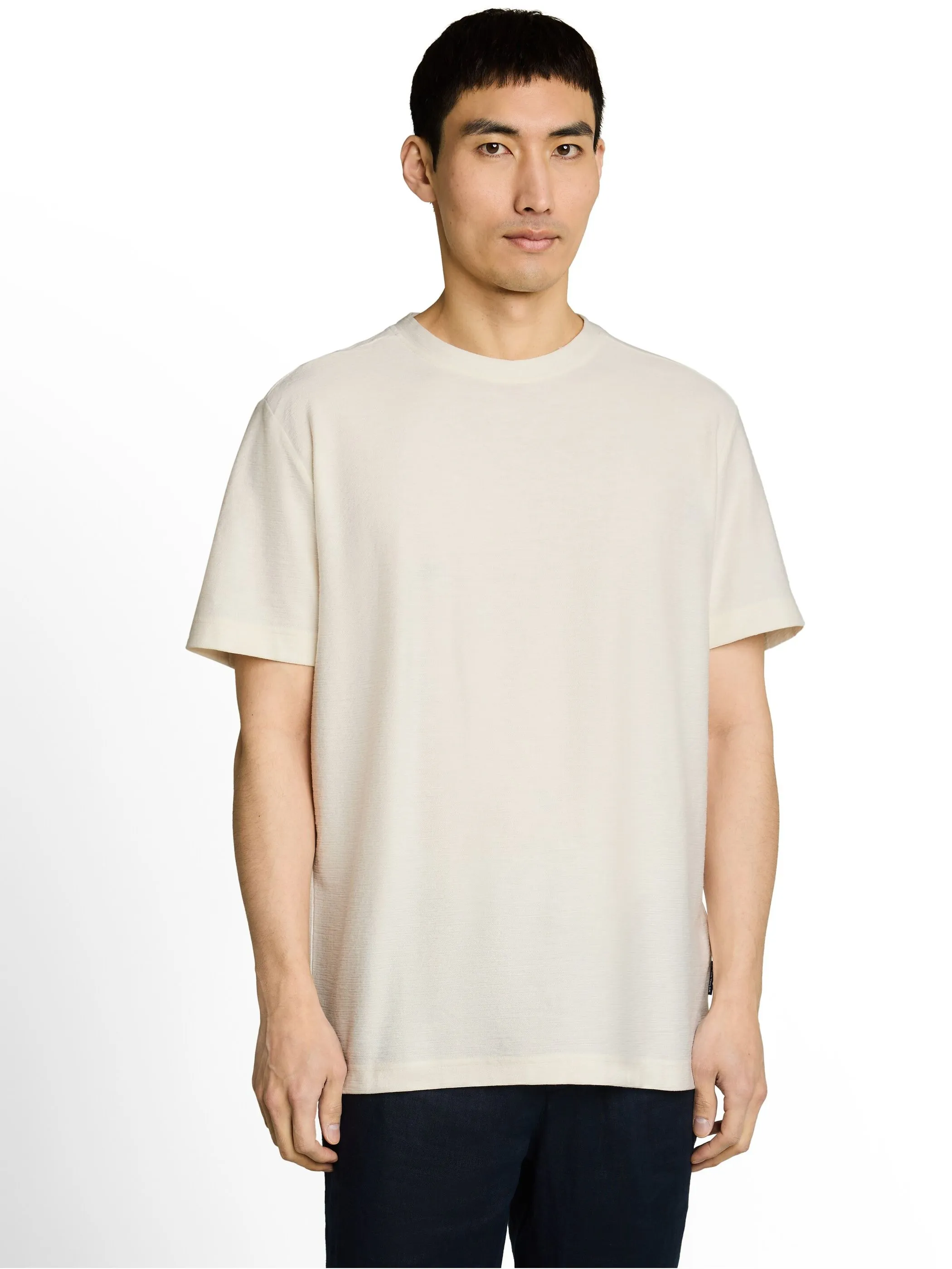 Tom Tailor 1051168 NOS structured  t-shirt Weiß 926454 10348 1